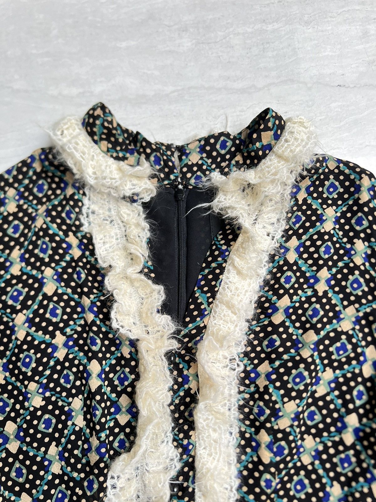 Anna Sui ANNA SUI Motive Midi Dress Size XS / US 0-2 / IT 36-38 - 9 Thumbnail