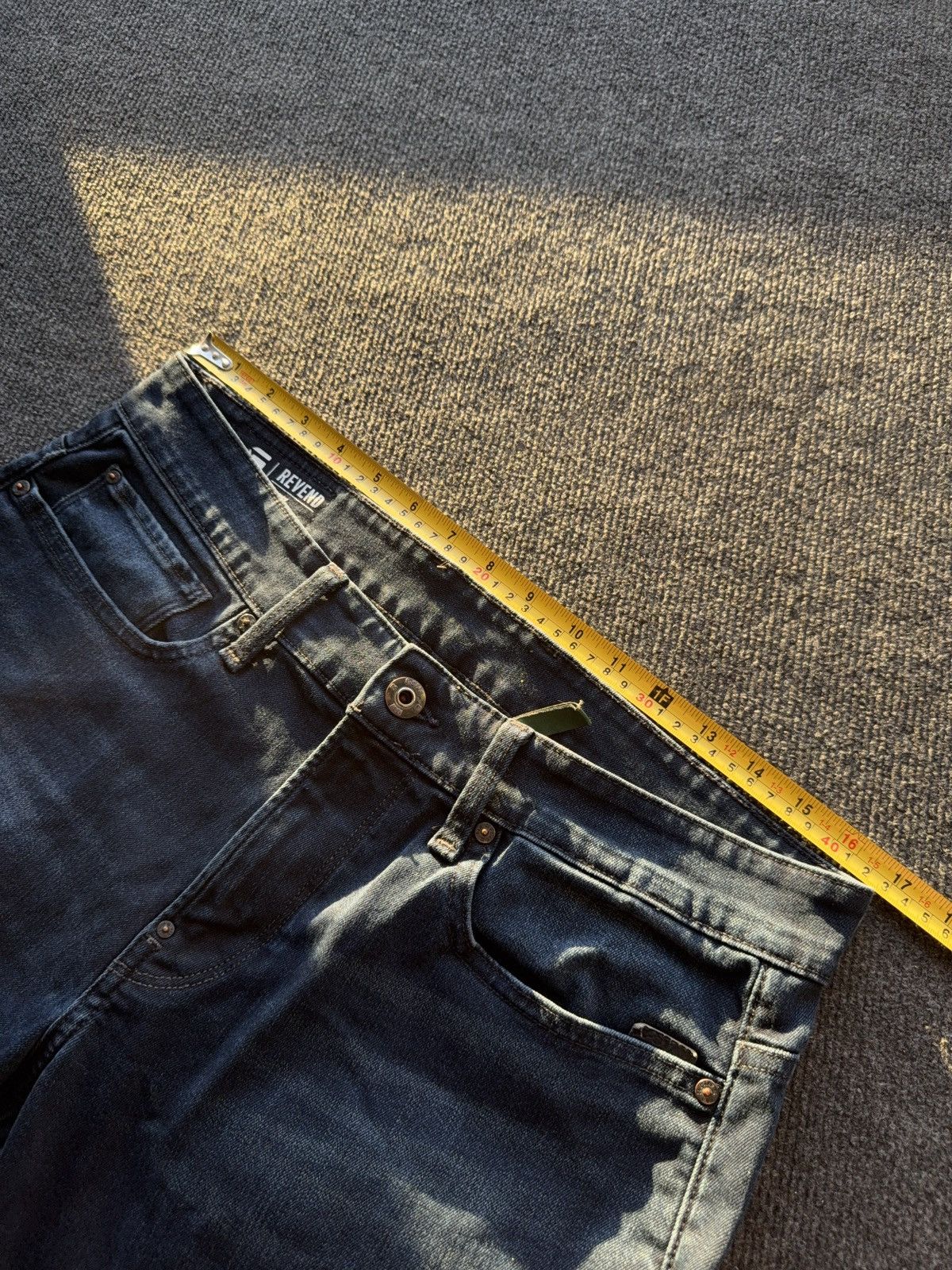 G-Star 00s G-Star RAW Revend Skinny Washed Punk Rock Denim Jeans Size US 33 - 18 Thumbnail