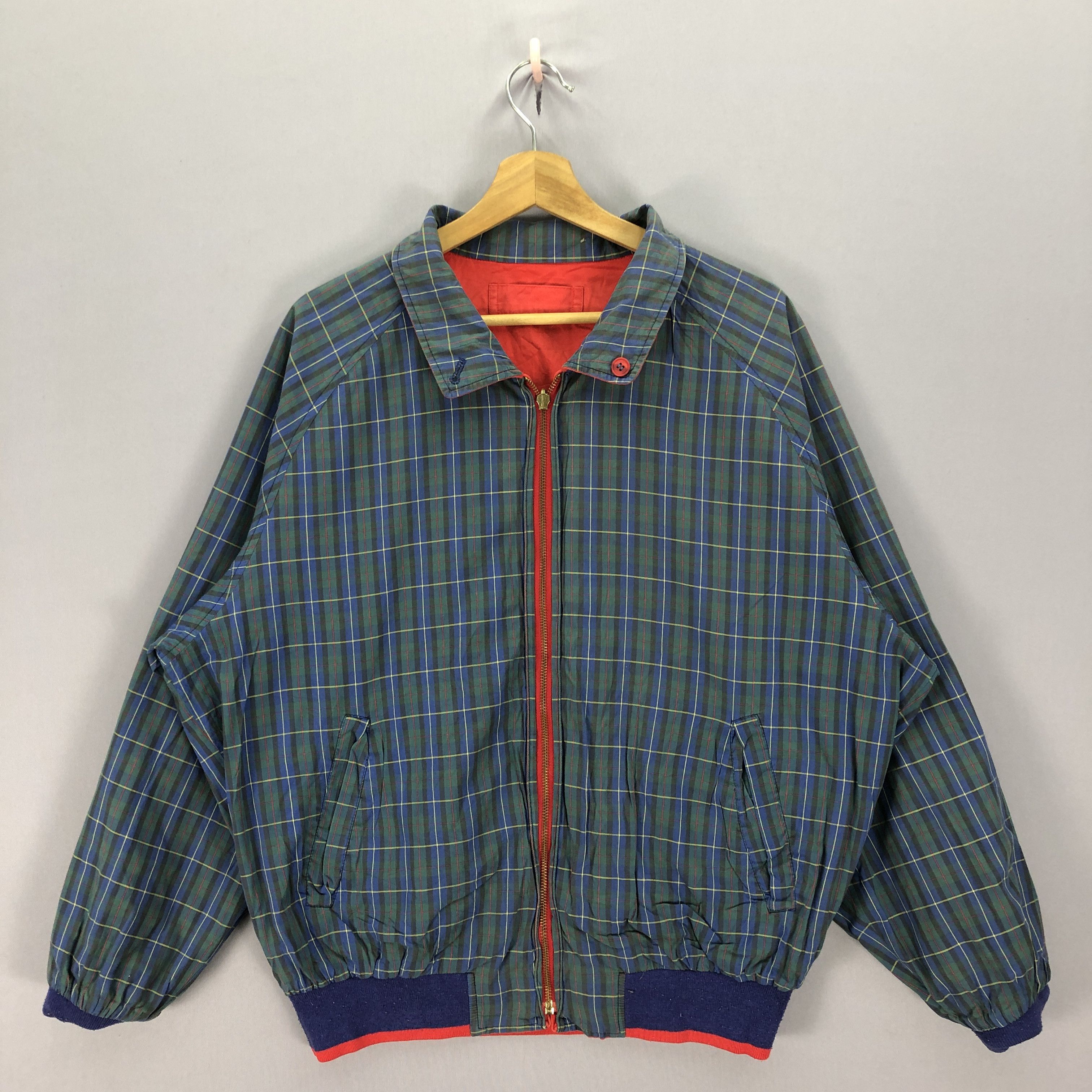 McGregor × Vintage Vintage 90s Mc Gregor Reversible Checkered Zipper Jackets Size US XL / EU 56 / 4 - 2 Thumbnail