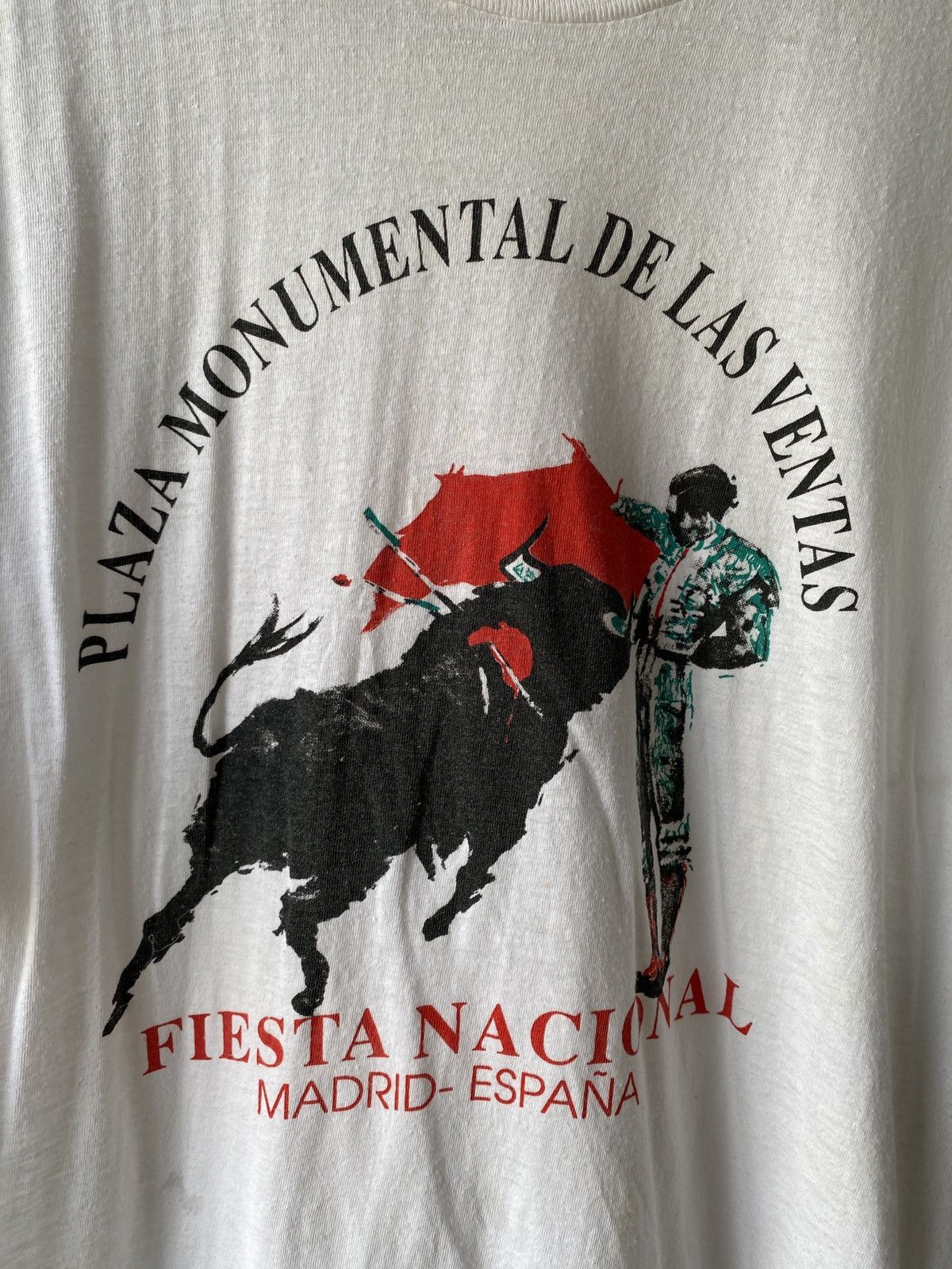 Vintage 1990s - Plaza Monumental De Las Ventas Souvenir Tee Size US M / EU 48-50 / 2 - 5 Thumbnail