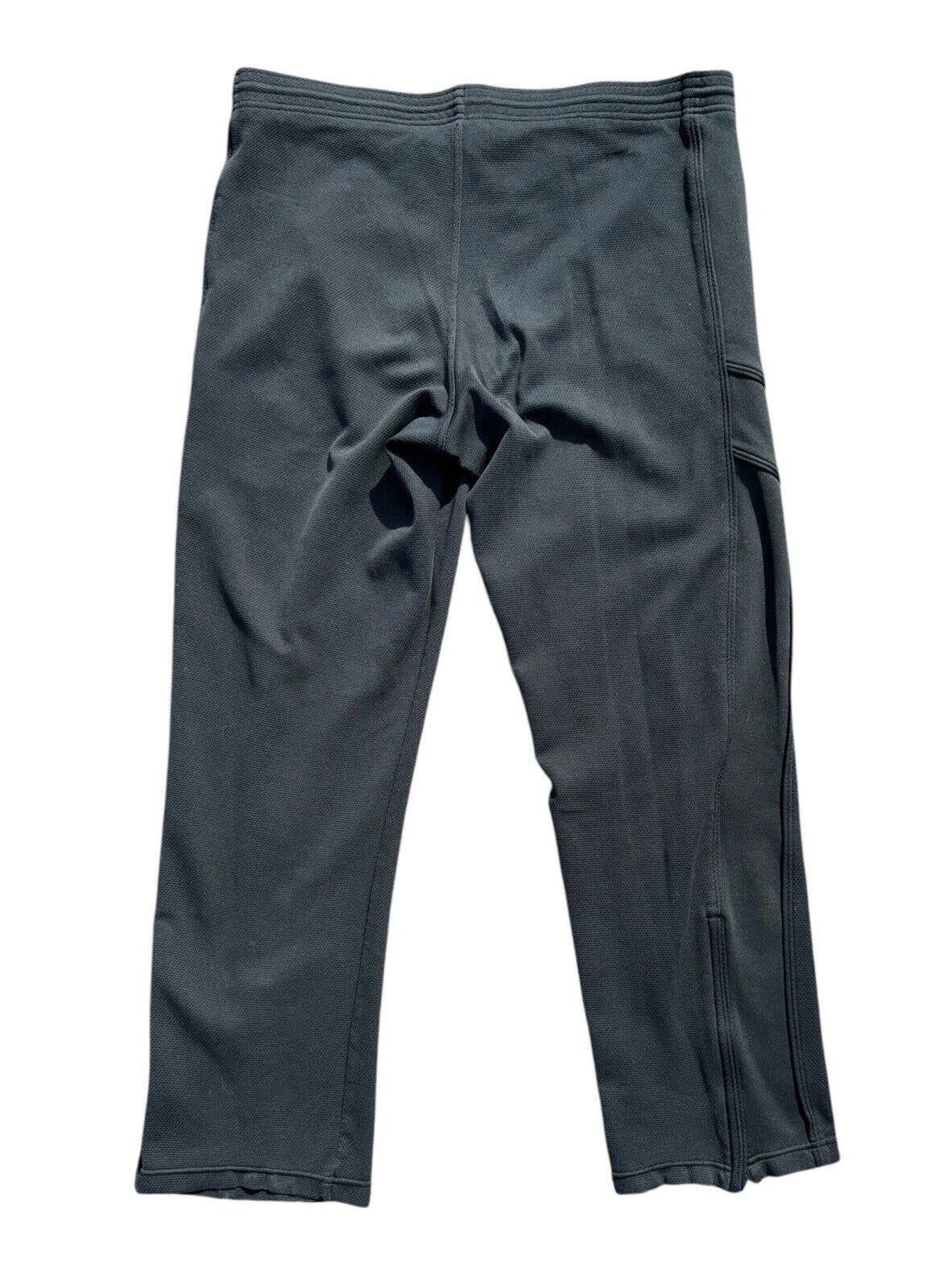 Nike Vintage Nike Y2K Black Zippered Track Pants Sweatpants Sz L Size US 34 / EU 50 - 2 Thumbnail