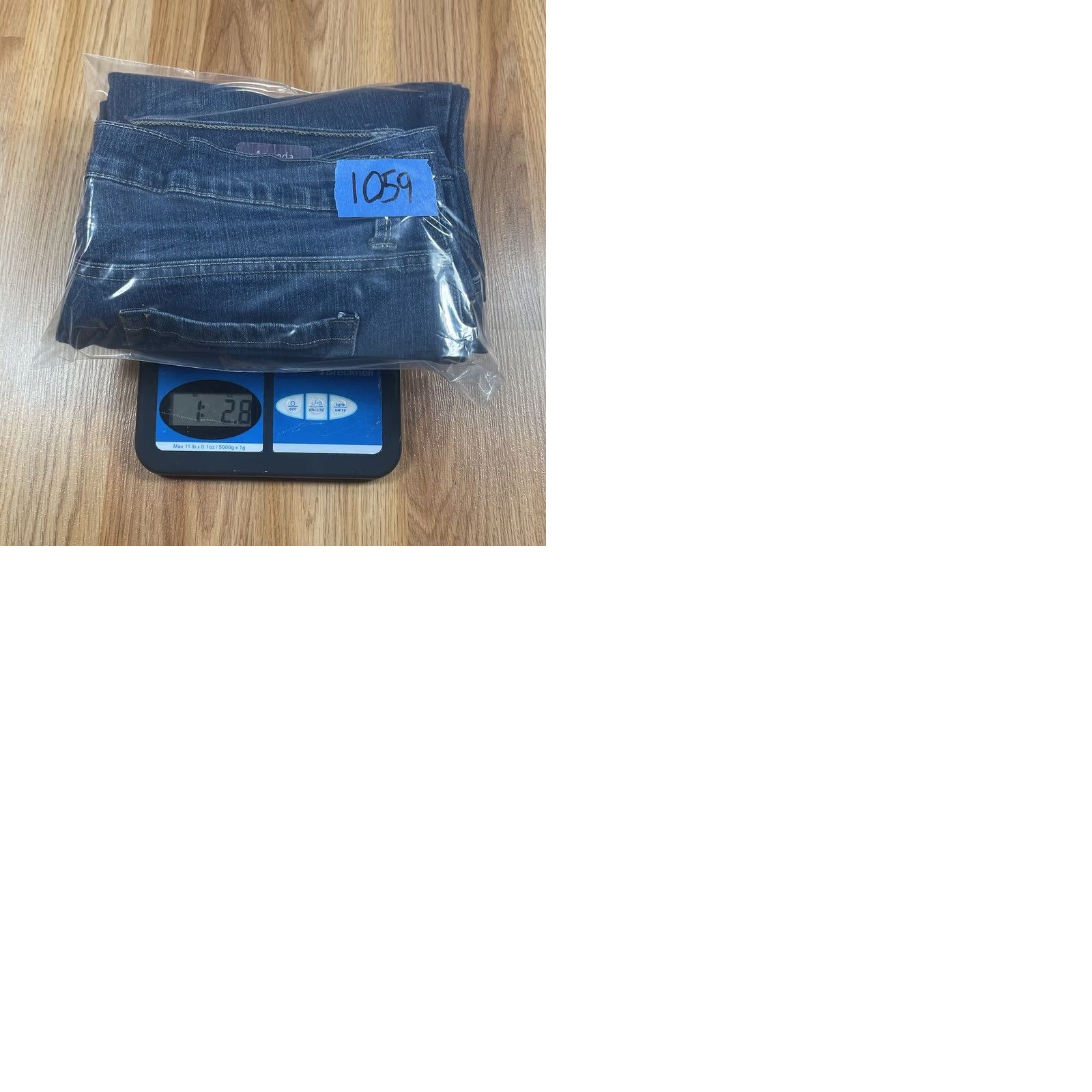 Gloria Vanderbilt Gloria Vanderbilt Amanda Jeans Womens 16P Petite Short Blue Wash Stretch Denim Size 38" / US 16 / IT 52 - 9 Thumbnail