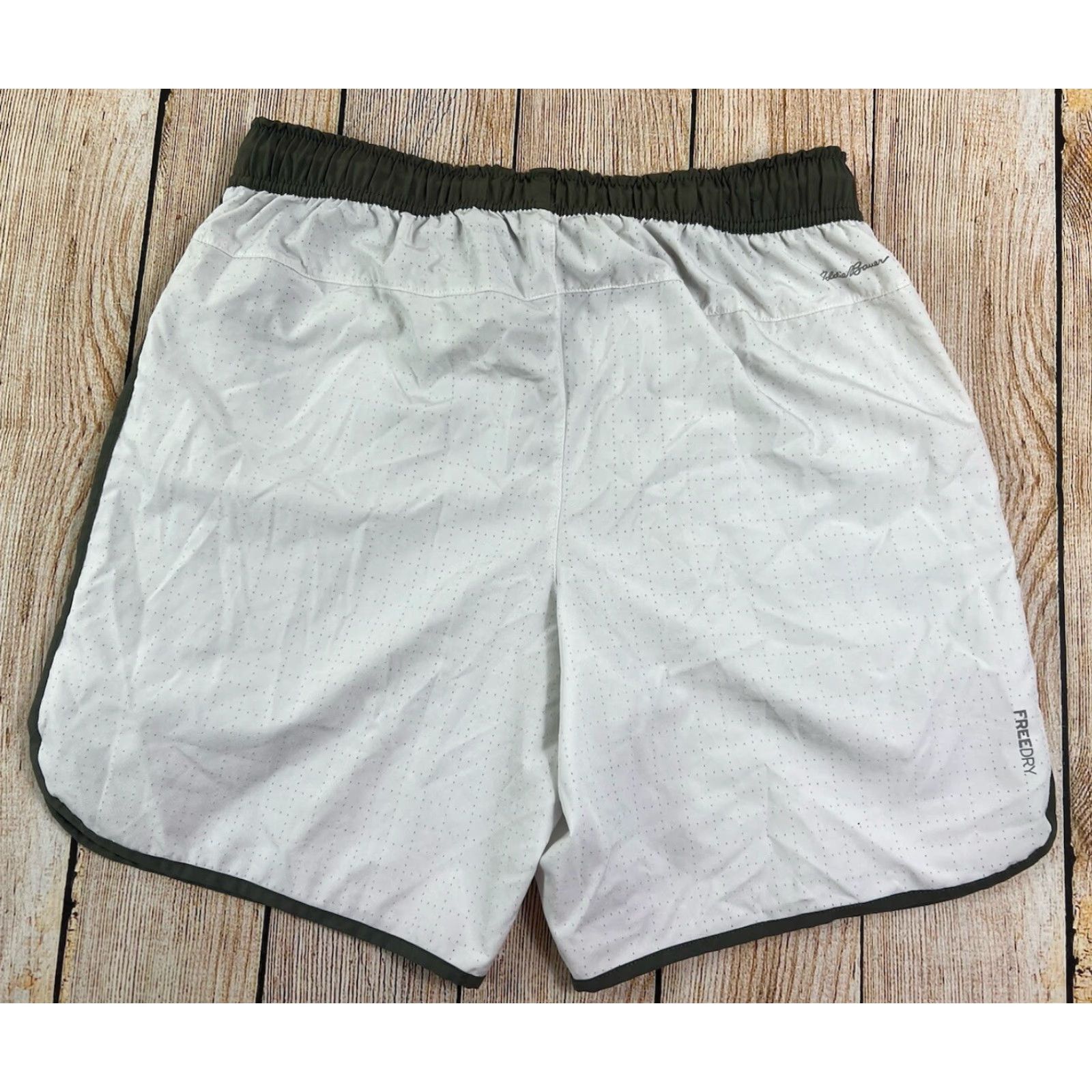 Eddie Bauer Eddie Bauer Active Wear Shorts White M Mens Running & Jogging Gym & Training Athletic Regular Size Medium Free Dry Size US 31 - 3 Thumbnail