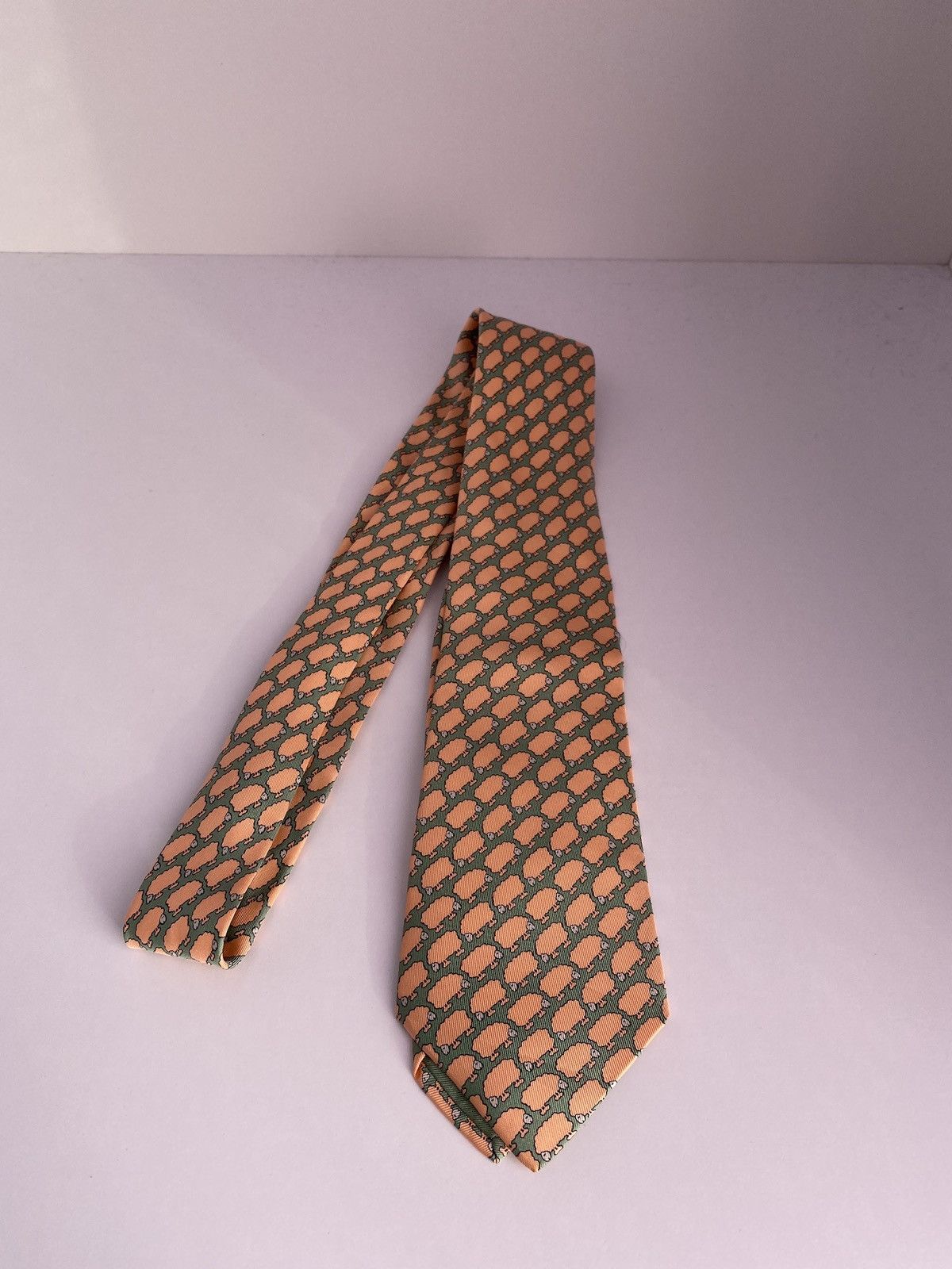 Hermes × Vintage Vintage Hermes Tie Size ONE SIZE - 1 Thumbnail