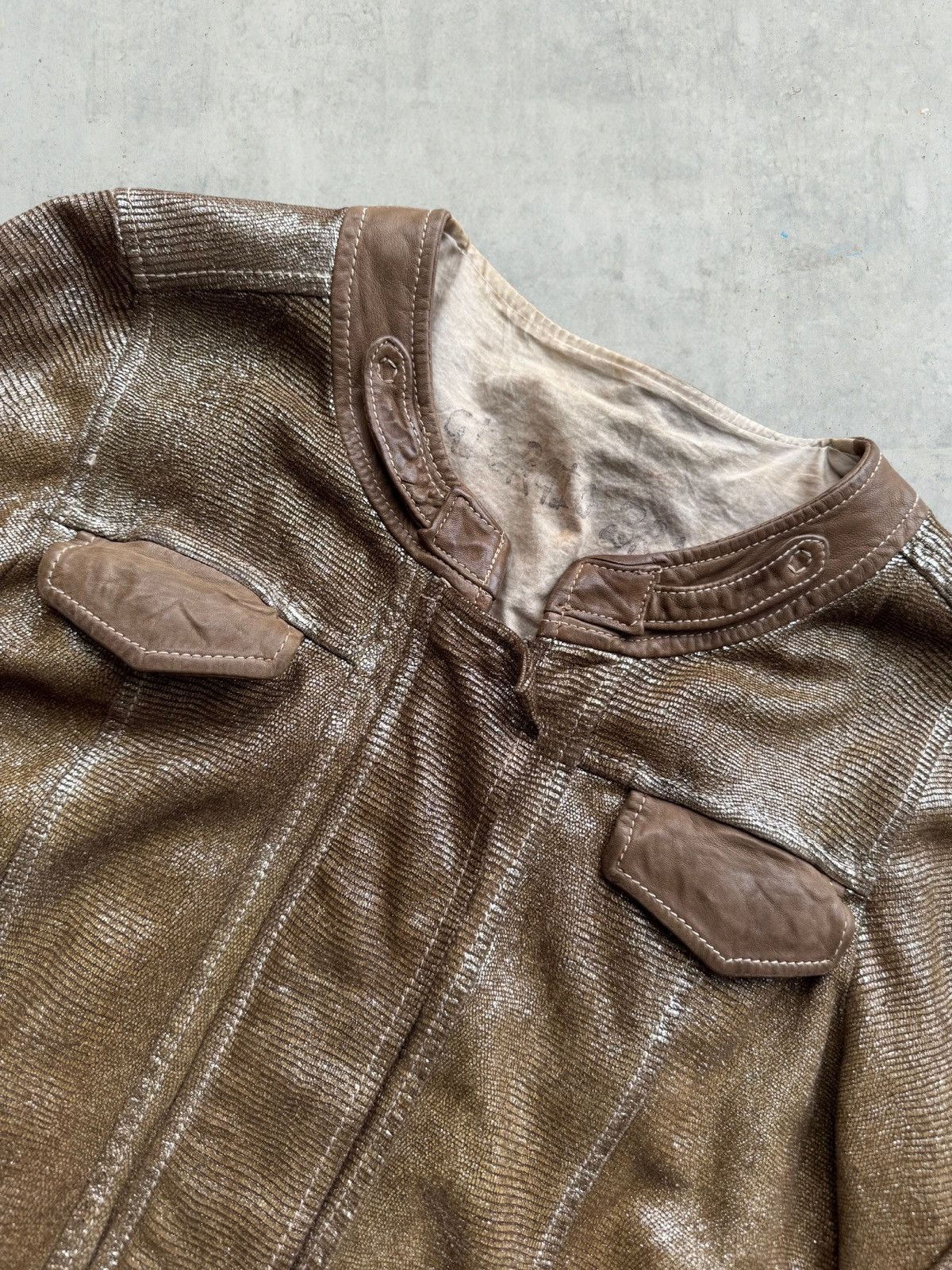 Giorgio Brato Giorgio Brato Leather Biker Jacket Size US M / EU 48-50 / 2 - 5 Thumbnail