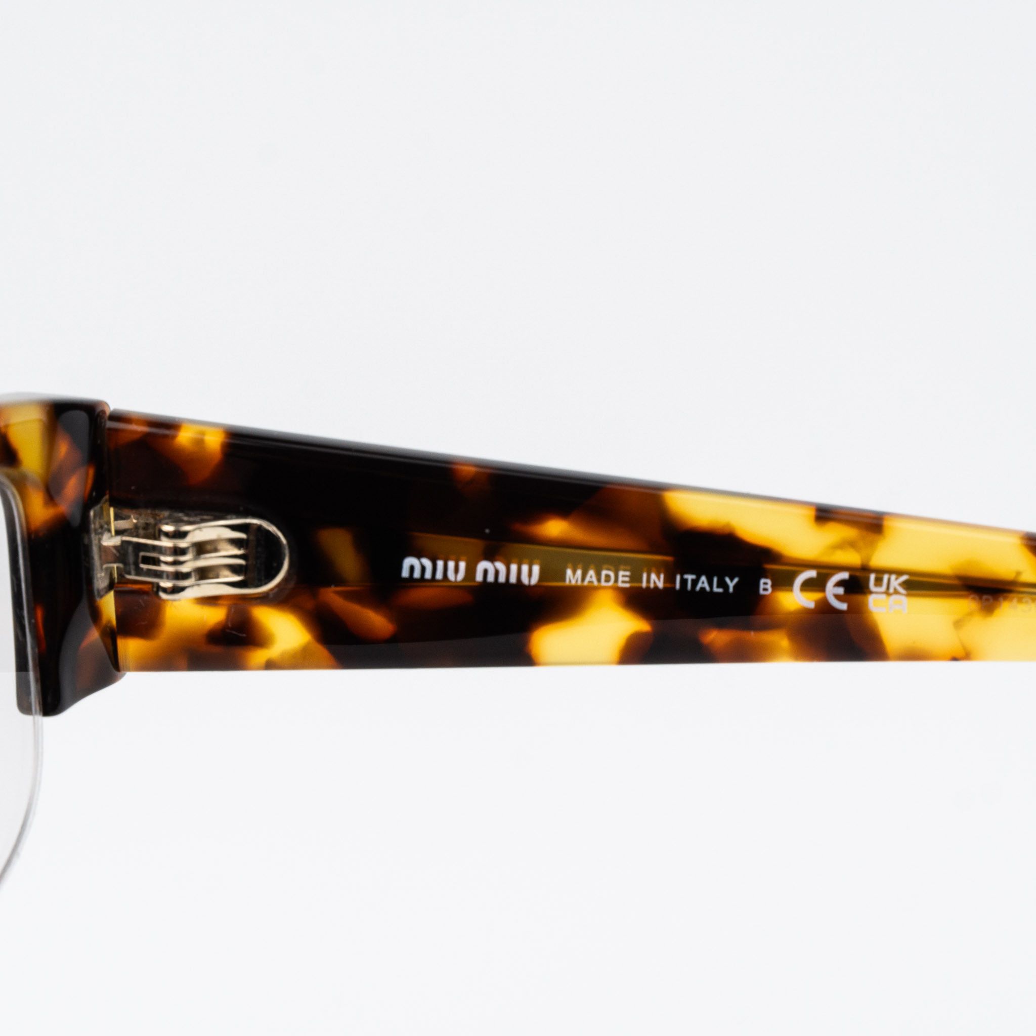 Miu Miu Miu Miu Women Eyeglasses MUB07S 14L08N NEW AUTHENTIC Size ONE SIZE - 8 Thumbnail