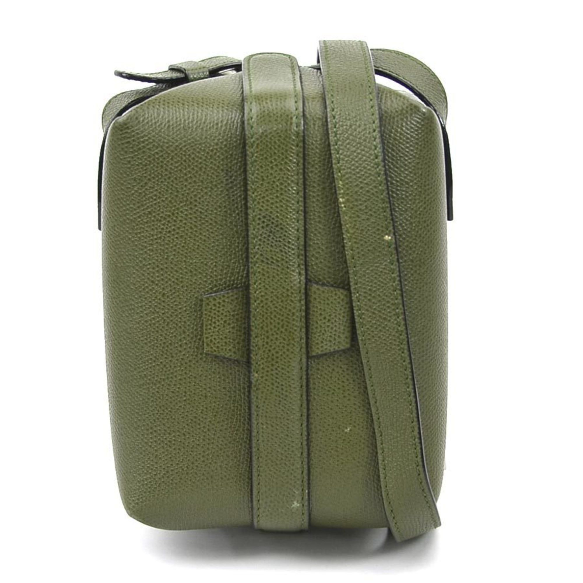 Valextra Valextra Shoulder Bag Trick Track Leather Khaki Women's h30419g Size ONE SIZE - 1 Thumbnail