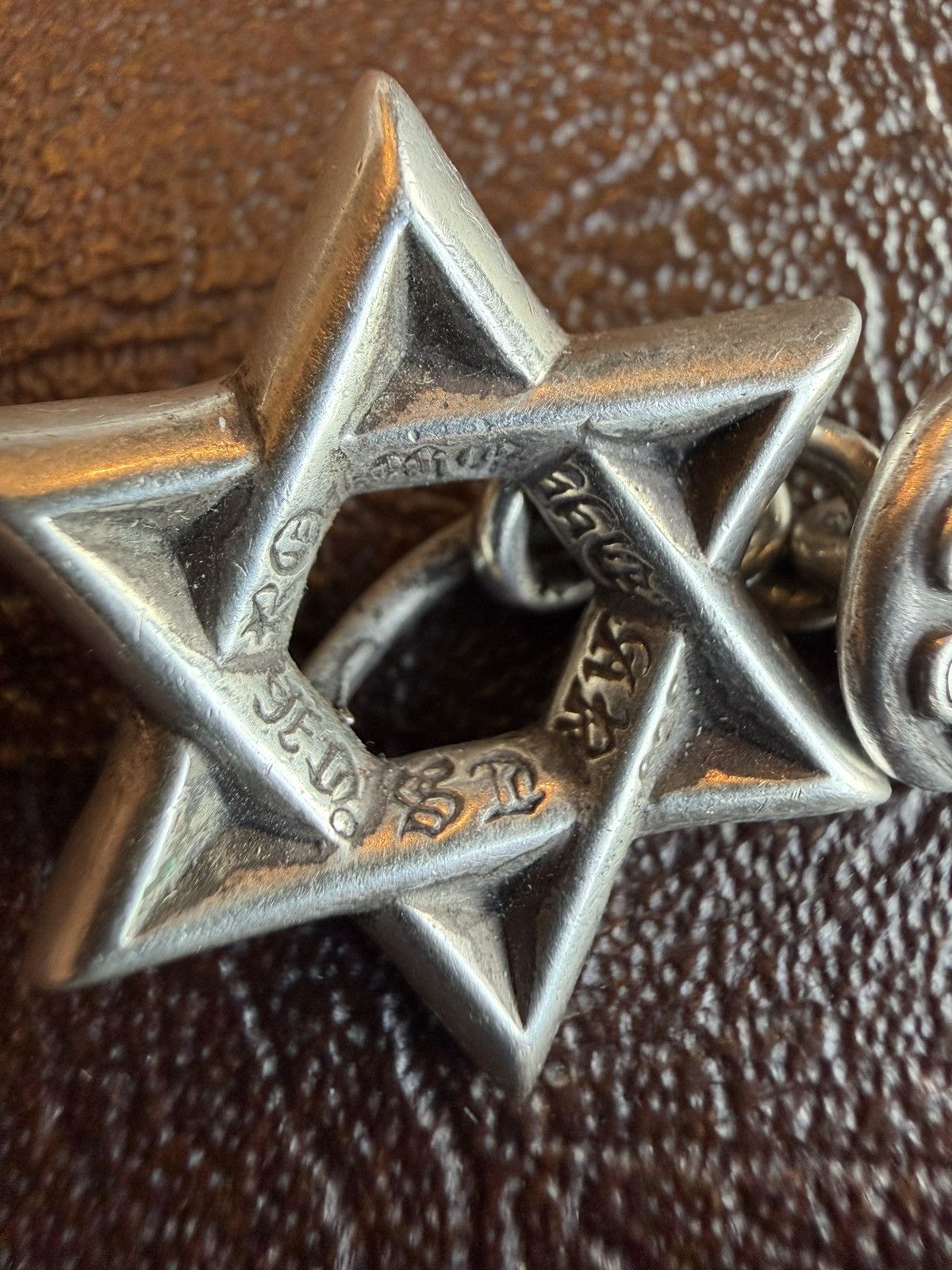 Chrome Hearts Chrome Hearts .925 Sterling Silver Star of David Cufflinks Size ONE SIZE - 6 Thumbnail