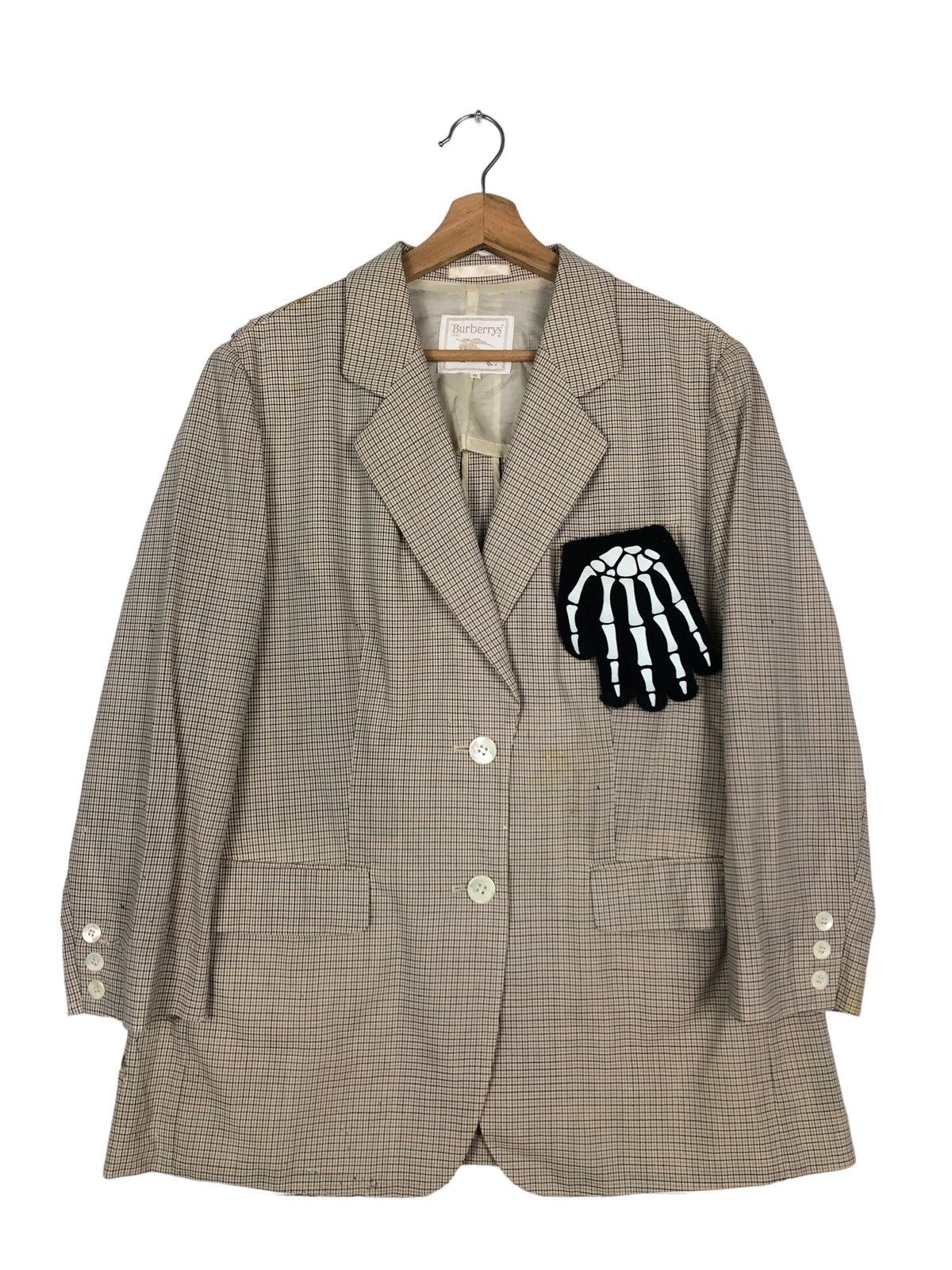 Burberry 🔥90’s Vintage Burberrys Nova Check Design Double Breast Size US M / EU 48-50 / 2 - 1 Thumbnail