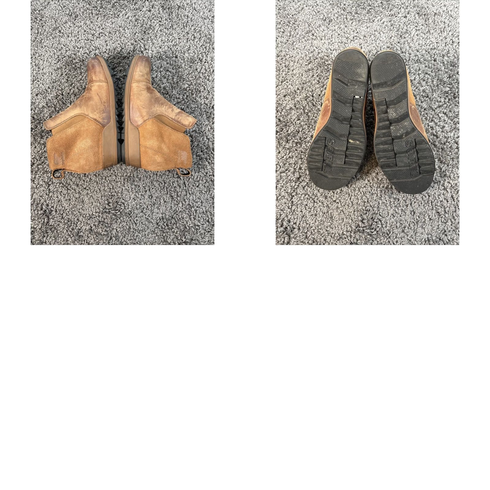 SOREL Sorel Womens Bootie Evie Wedge Heel Ankle Boot Brown Leather 8.5 M NL3816-242 Casual, Travel, Workwear 2-2.9 in Size US 9 / IT 39 - 8 Thumbnail