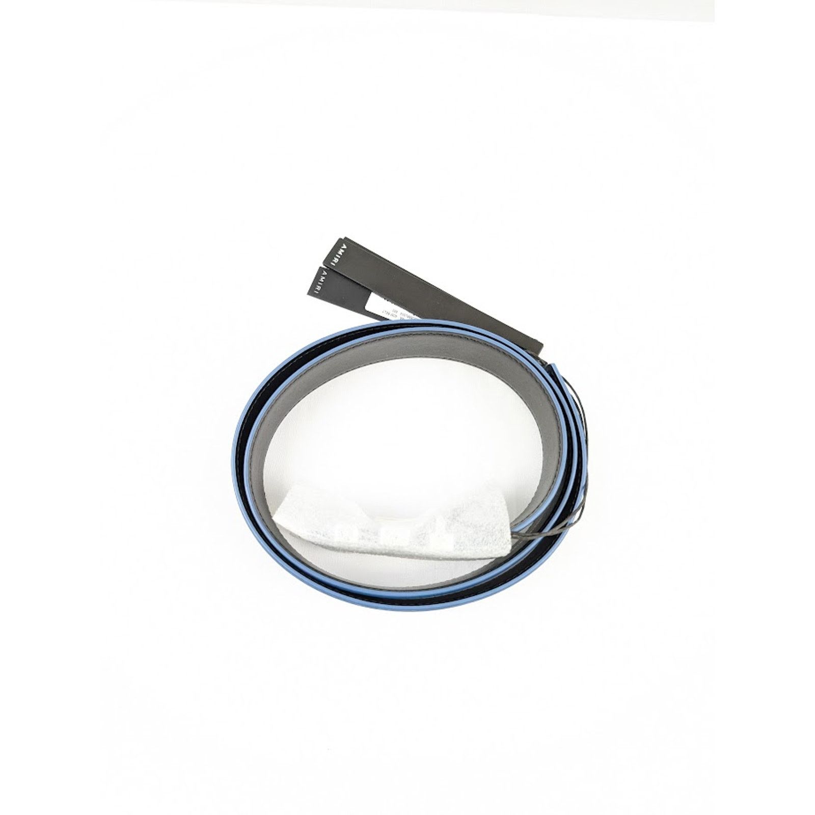 Amiri o1rshd1 Q:8 / Size: 90 / Nappa Belt in Blue Size 34 - 6 Thumbnail