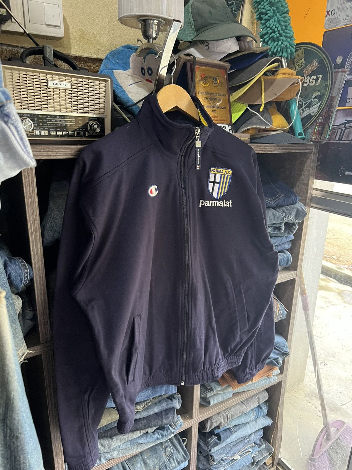 Champion 🔥Vintage Champion Parmalat Zipper Jacket Size US M / EU 48-50 / 2 - 8 Thumbnail