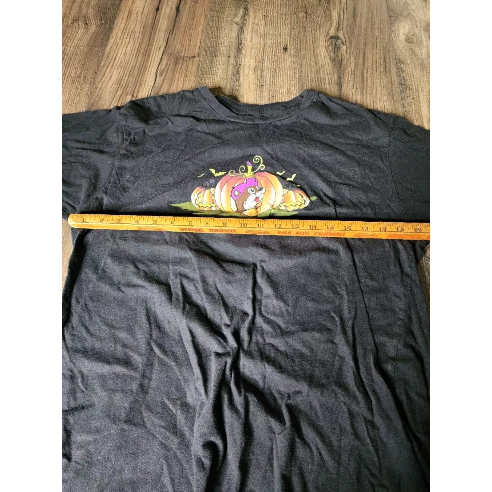 GAS Buc-Ees Halloween T-Shirt Mens L Black Double-Sided Crew Neck Short Sleeve Size US L / EU 52-54 / 3 - 2 Thumbnail