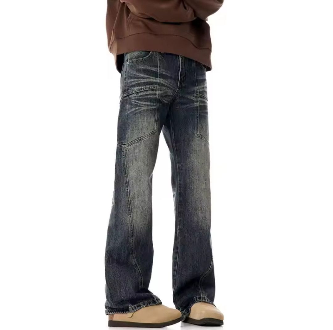 Japanese Brand × Jean Solid Straight Color Zipper Jeans Size US 28 / EU 44 - 3 Thumbnail