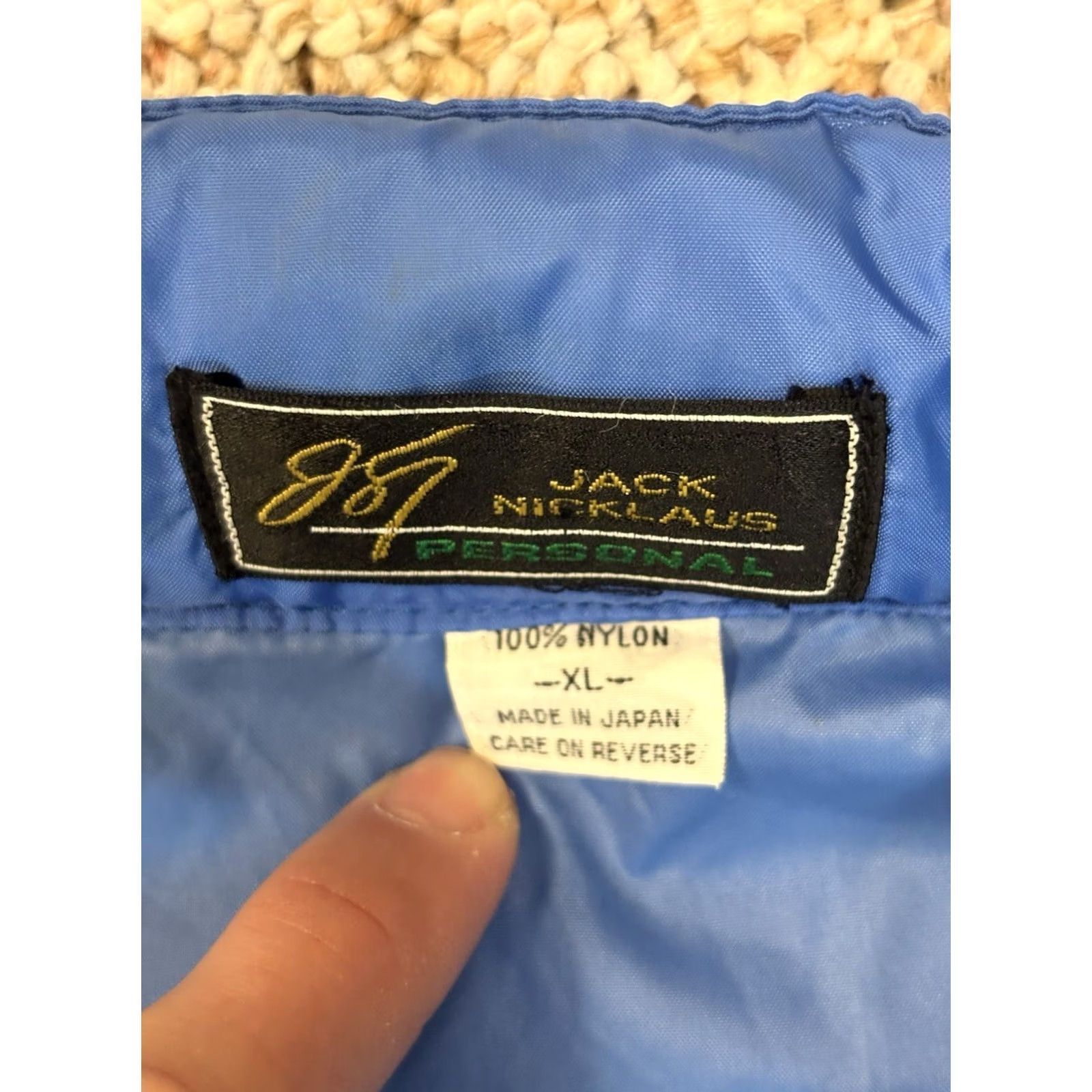 Vintage VINTAGE Jack Nicklaus Personal Jacket Windbreaker Zip-In Hood Women’s XL Blue 90s Hooded Jacket Womens XL Size XL / US 12-14 / IT 48-50 - 5 Thumbnail