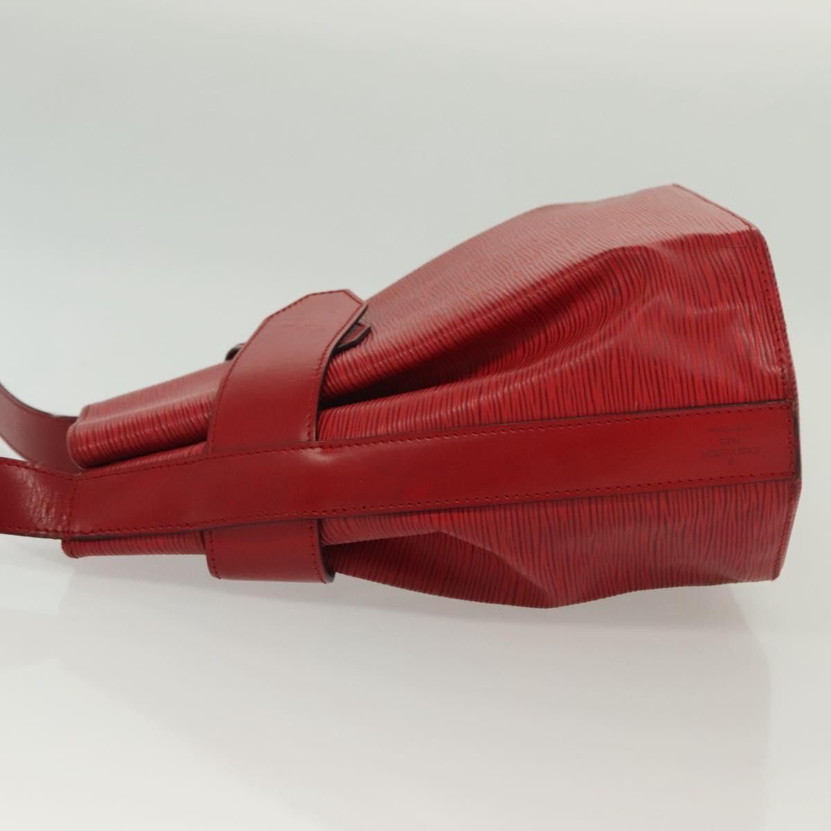 Louis Vuitton LOUIS VUITTON Epi Sac Depaule PM Shoulder Bag Red M80207 Size ONE SIZE - 4 Thumbnail