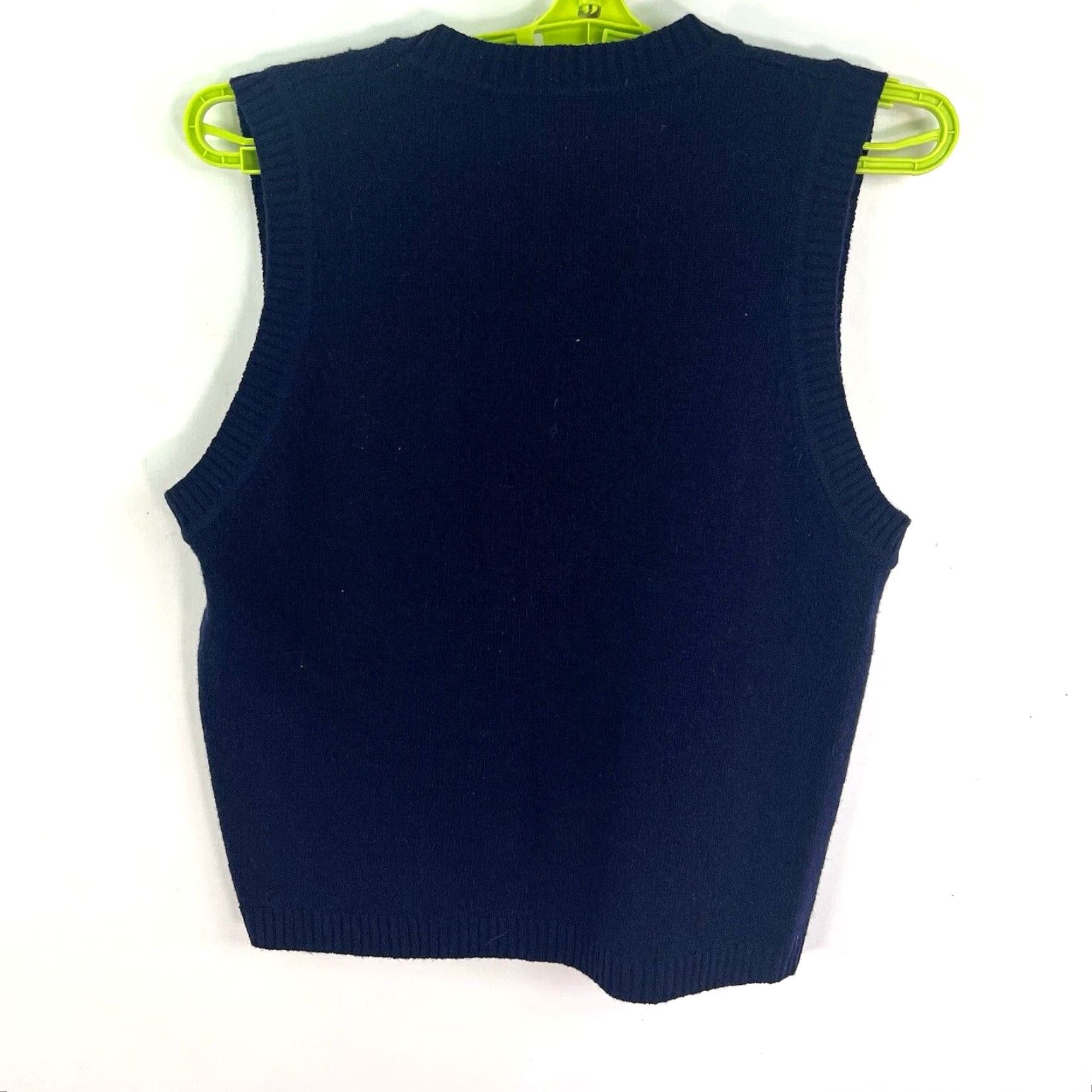 Pendleton VINTAGE Pendleton Wool Blend Argyle Vest Sleeveless Womens Medium Blue Classic 90s Size M / US 6-8 / IT 42-44 - 7 Thumbnail