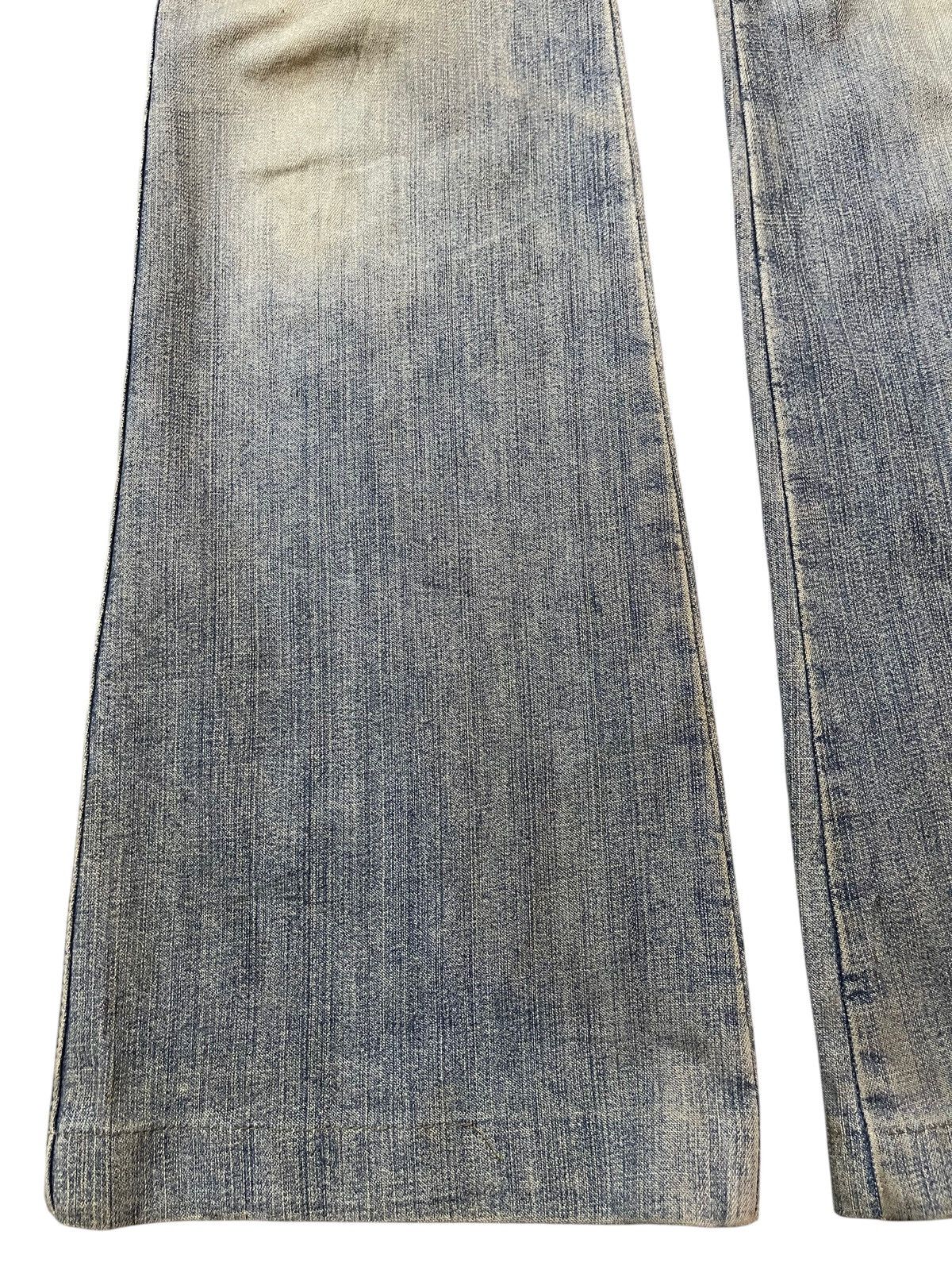 If Six Was Nine Vintage Japanese Brand Blue Faded Wash Style Flared Jeans Size US 28 / EU 44 - 7 Thumbnail