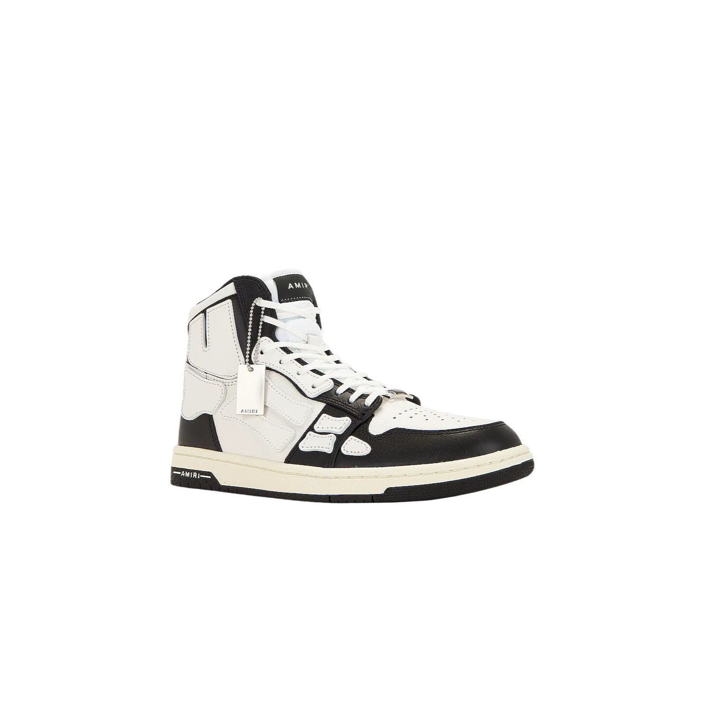 Amiri Amiri Skel Top Hi Sneakers in Black & White 44 New with Box Size US 11 / EU 44 - 1 Thumbnail