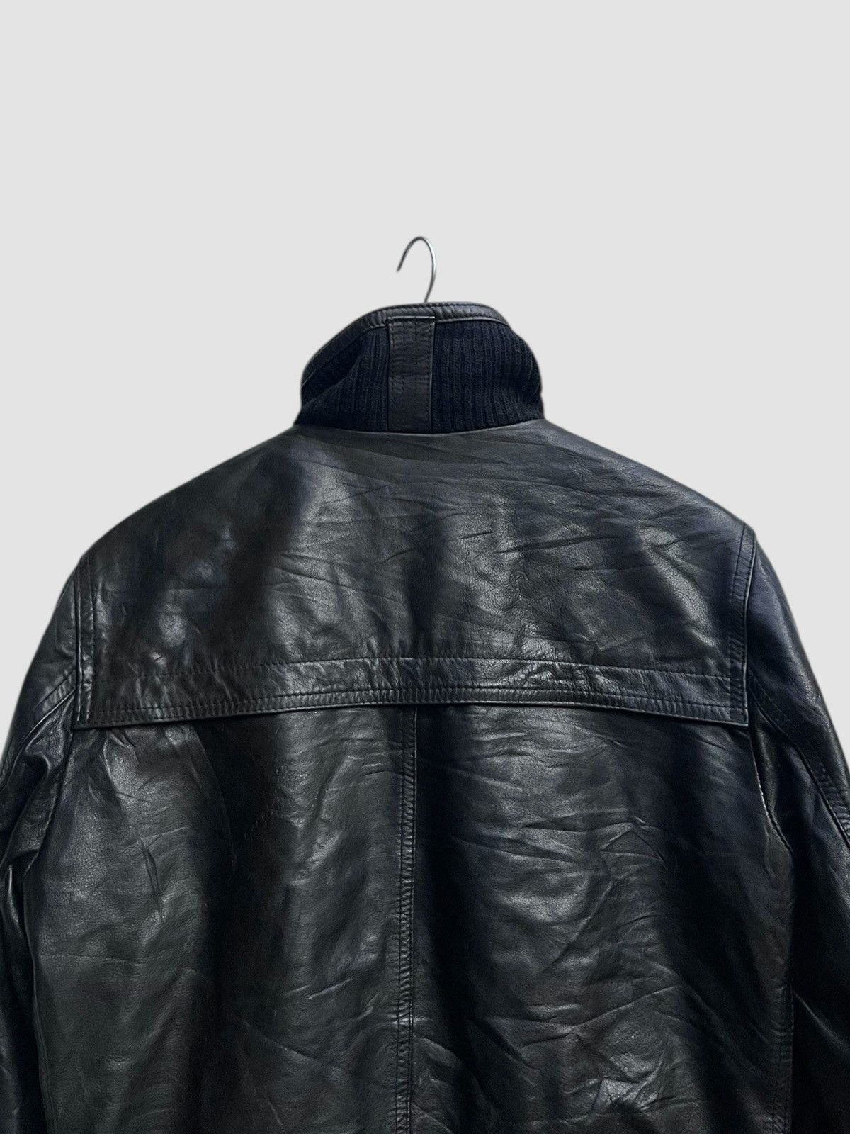Dacute Dacute Ribbed Crop Leather Jacket Made in Italy Size US M / EU 48-50 / 2 - 10 Thumbnail