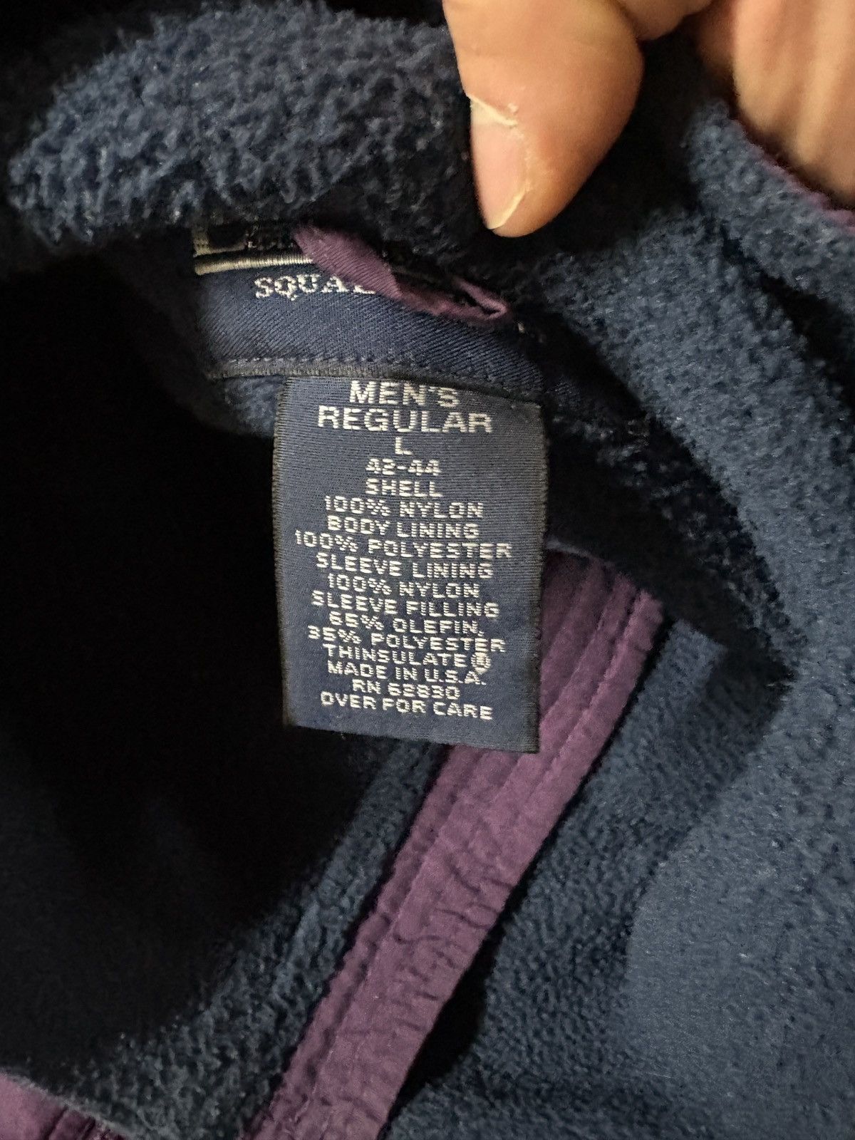 Lands' End Vintage 90s Lands’ End Squall Jacket Purple Size Large Size US L / EU 52-54 / 3 - 6 Thumbnail