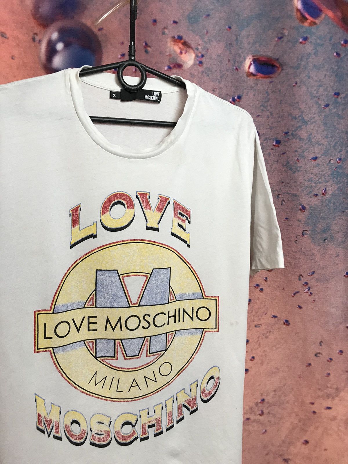 Moschino Moschino luxury streetwear tee Size US S / EU 44-46 / 1 - 2 Thumbnail