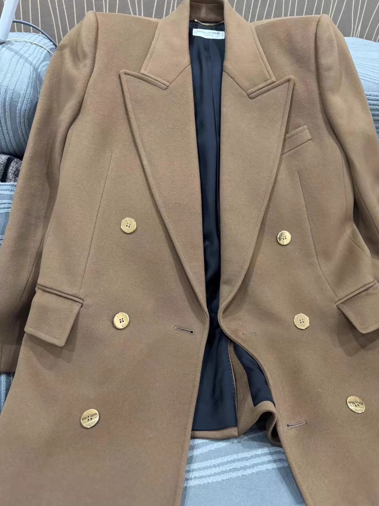 Yves Saint Laurent YSL DB Wool Blazer Coat EU38 99New Great Fit Worn 1-2x Size S / US 4 / IT 40 - 4 Thumbnail