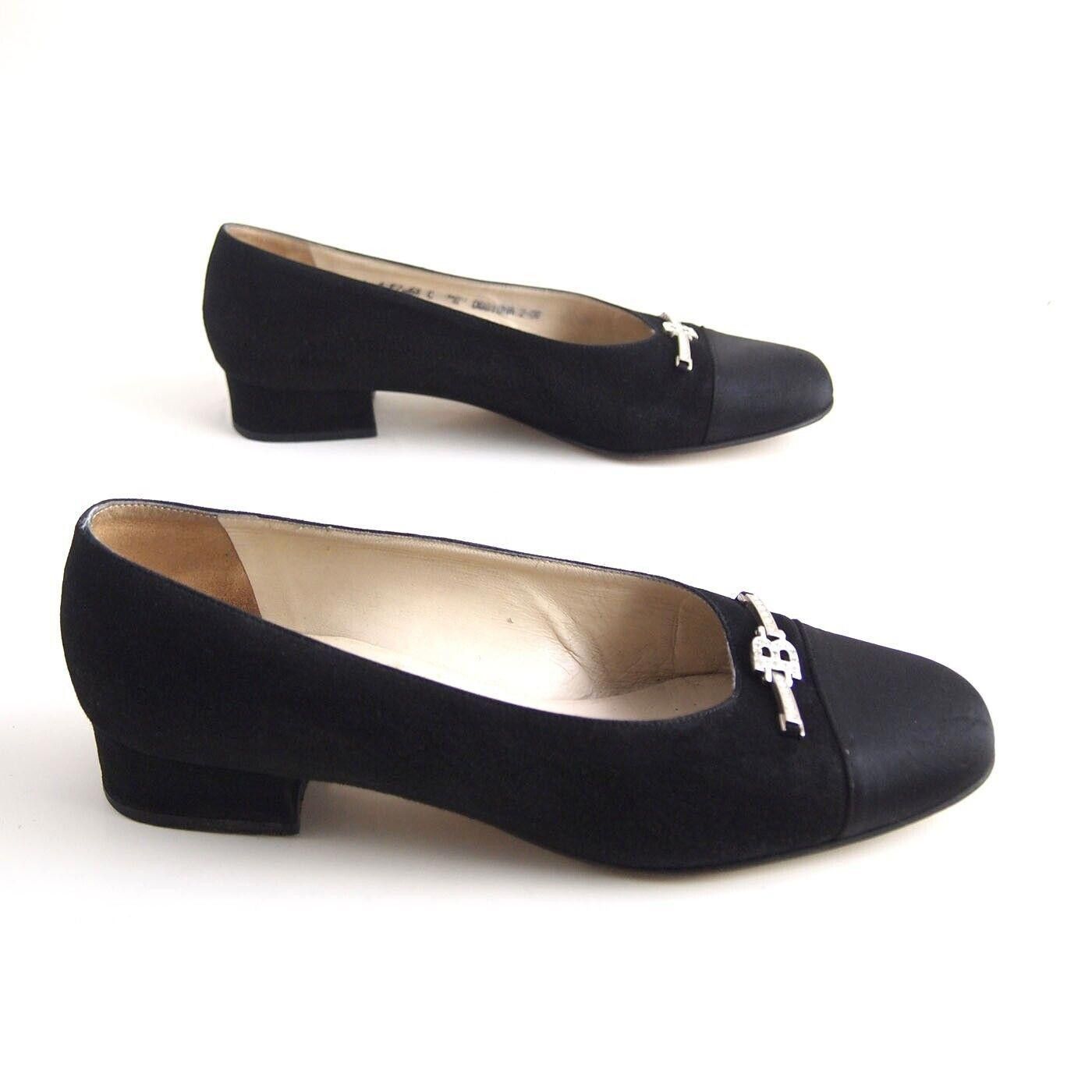 Bally Bally Oggiona Flats Black Suede Satin EU 37 US 6.5 C Size US 6.5 / IT 36.5 - 5 Thumbnail