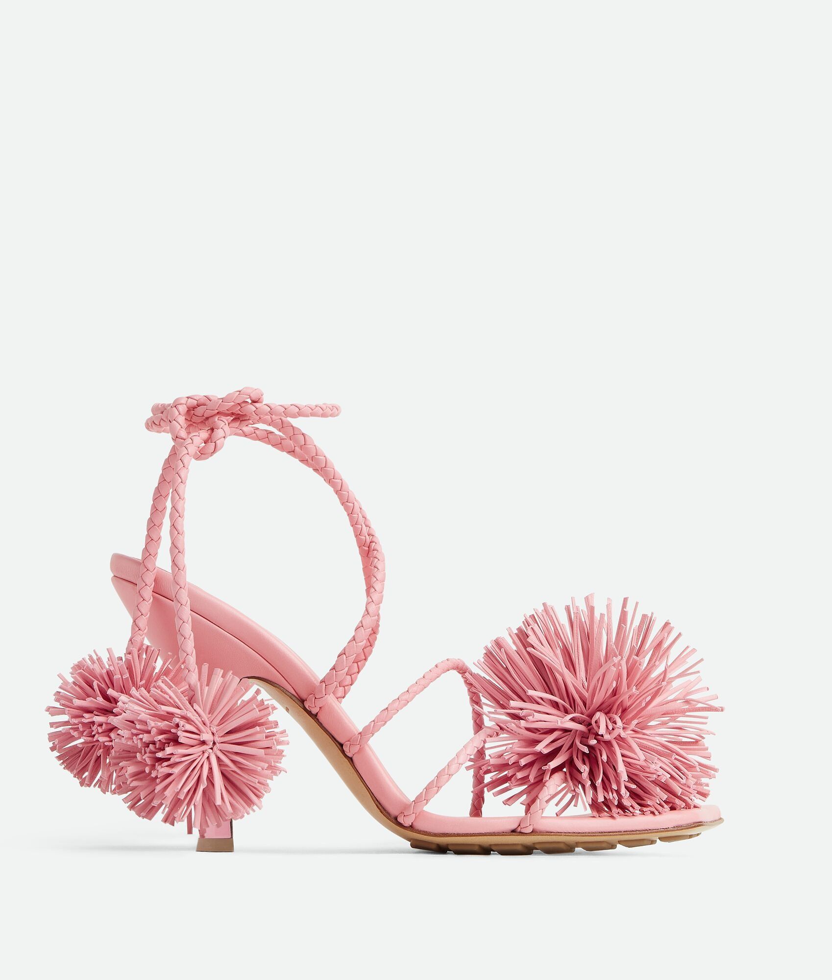 Bottega Veneta o1bcso1str0725 Adam Sandals in Pink Size US 7 / IT 37 - 1 Thumbnail