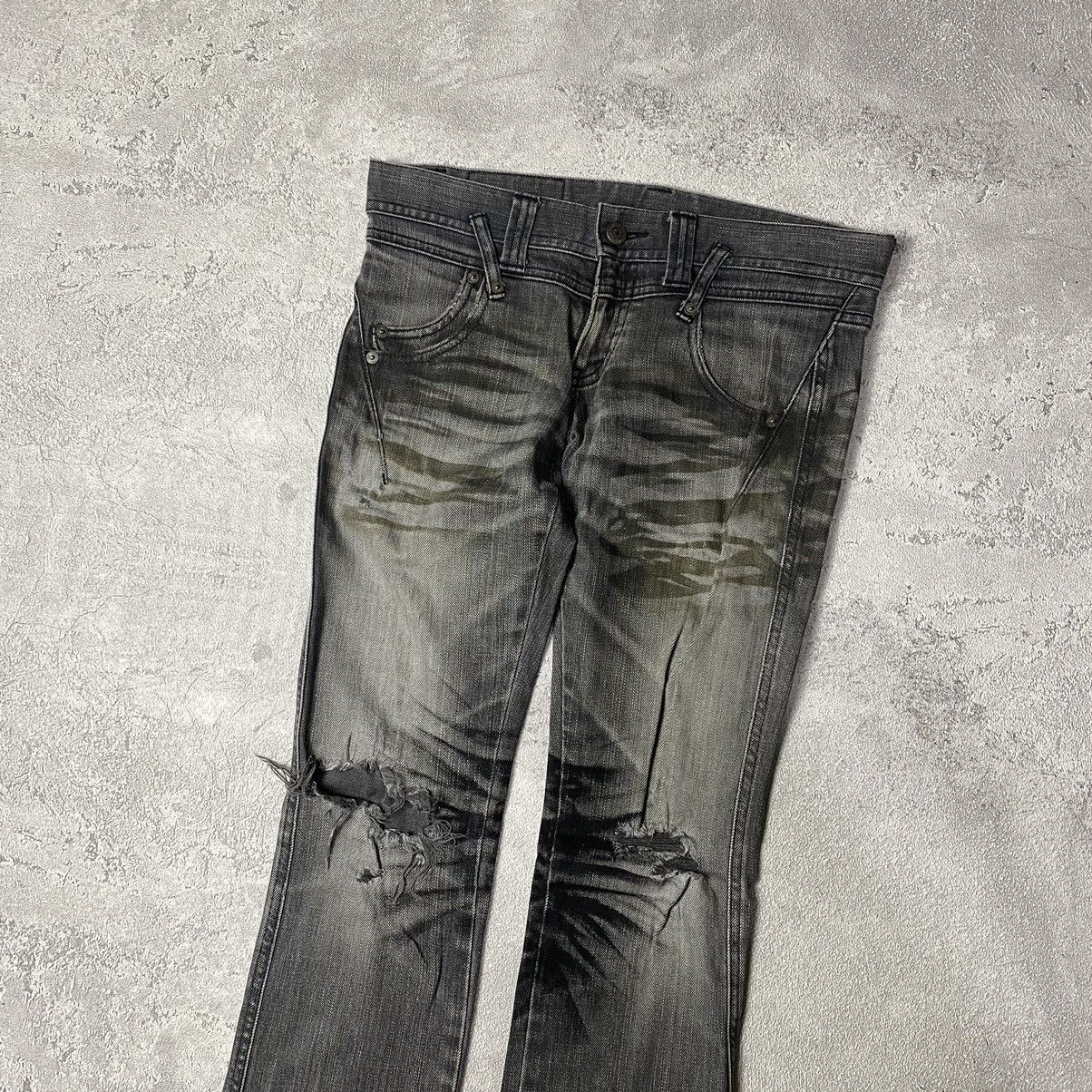 If Six Was Nine × Le Grande Bleu (L.G.B.) × Tornado Mart Tornado Mart Skiny Ripped Jeans Size US 28 / EU 44 - 2 Thumbnail