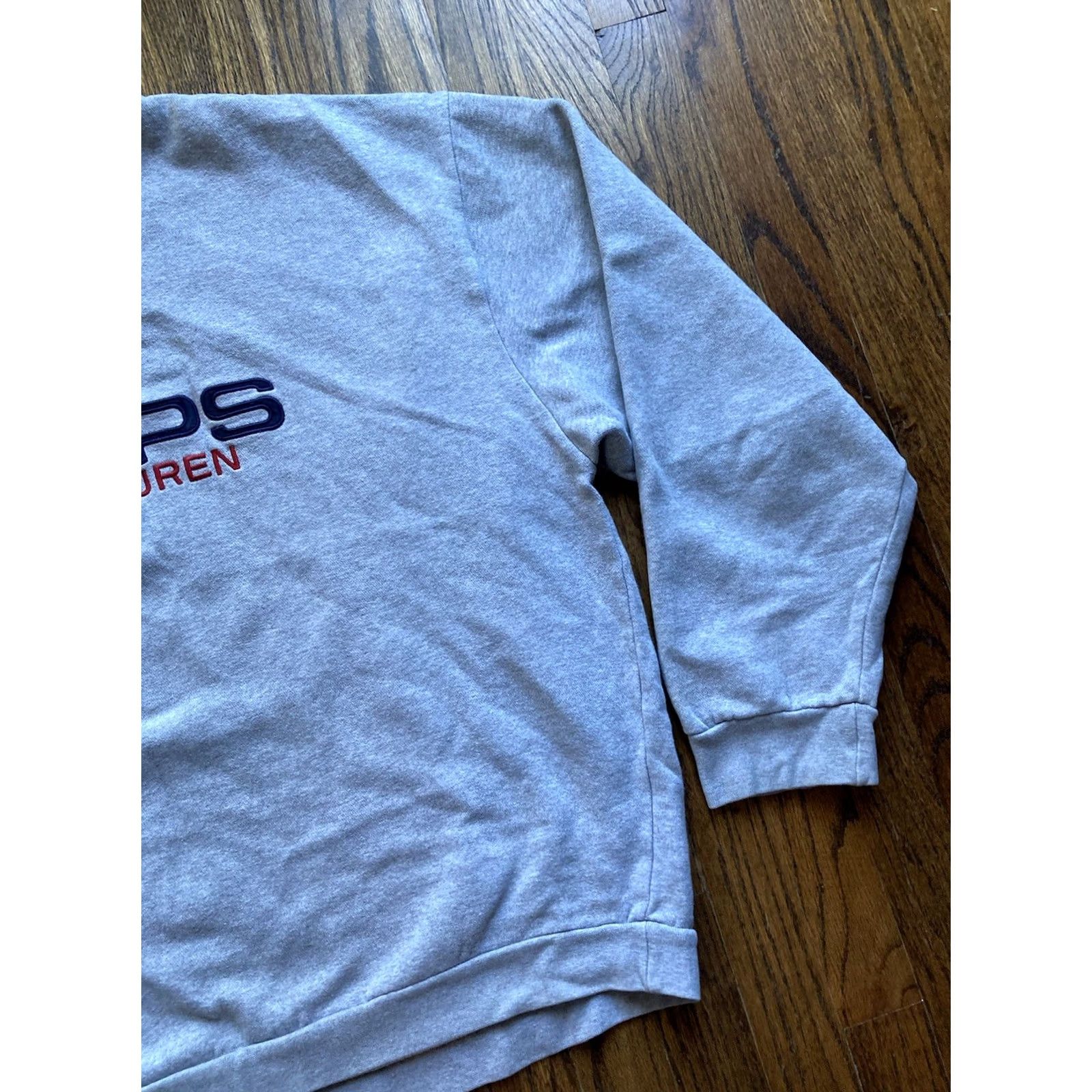 Chaps VINTAGE Chaps Ralph Lauren Sweatshirt Crewneck Gray 2XL Mens Logo Spellout Pullover Shirt Size US XXL / EU 58 / 5 - 3 Thumbnail