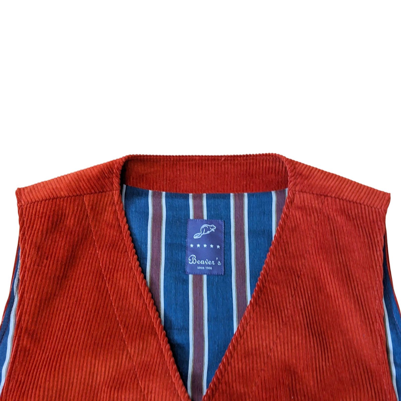 Other Vintage Beaver's Light Brown Corduroy Vest (L-XL) Size US L / EU 52-54 / 3 - 2 Thumbnail