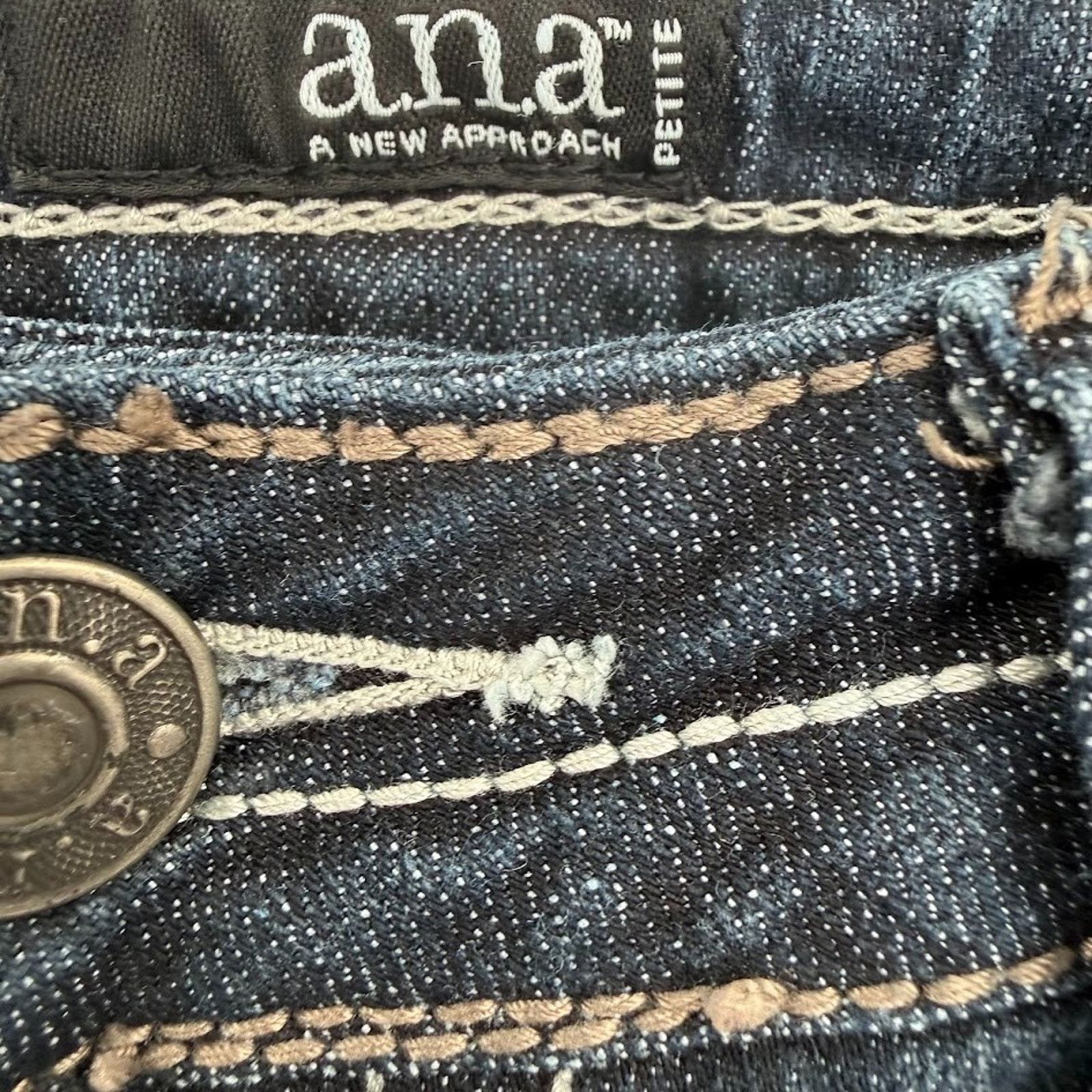 & Other Stories ANA Womens 8P Boot-cut Jeans Dark Wash Stretch Mid Rise Size 30" / US 8 / IT 44 - 3 Thumbnail