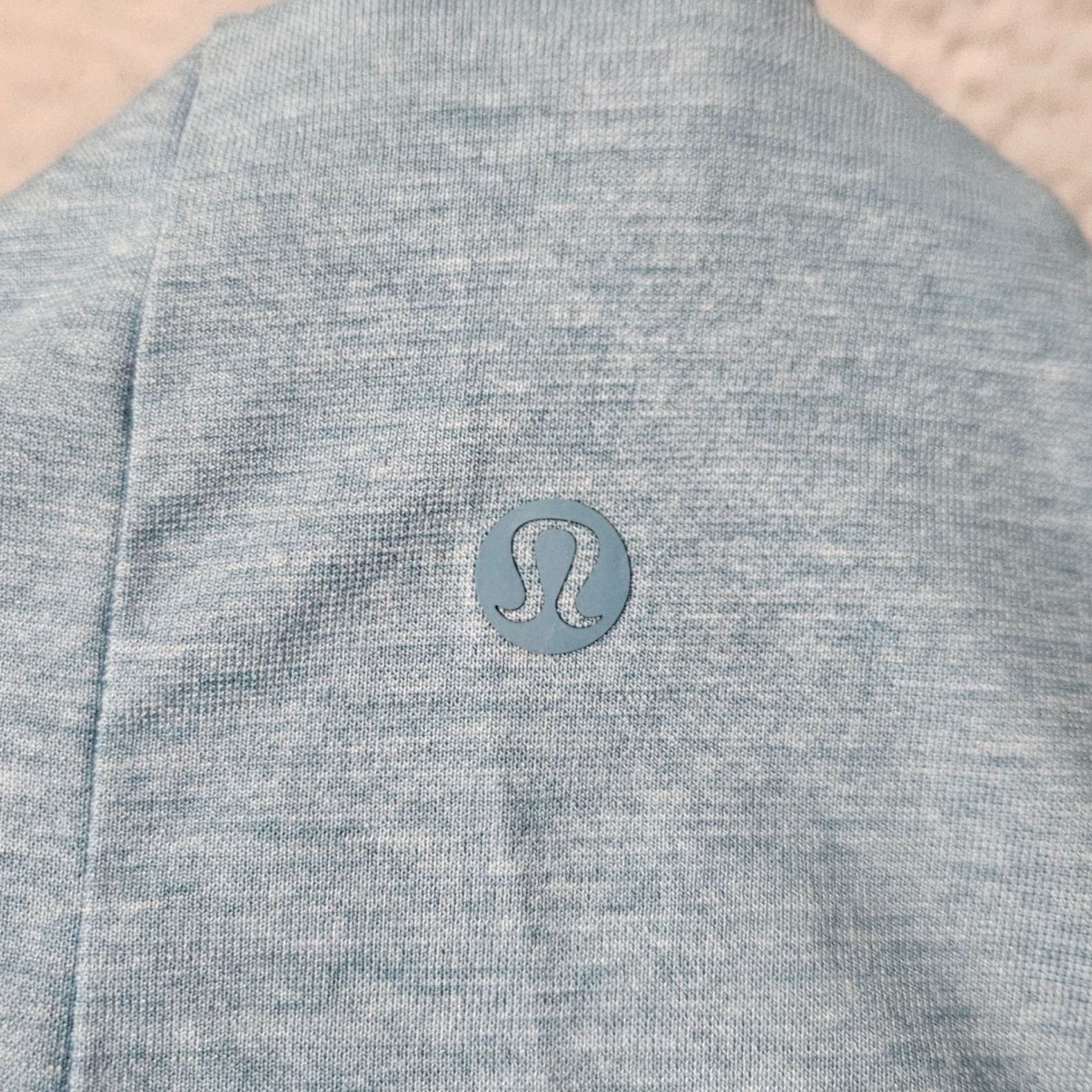 Lululemon Lululemon Polo Shirt Men's Size Medium Blue Lightweight Short Sleeve Size US L / EU 52-54 / 3 - 3 Thumbnail