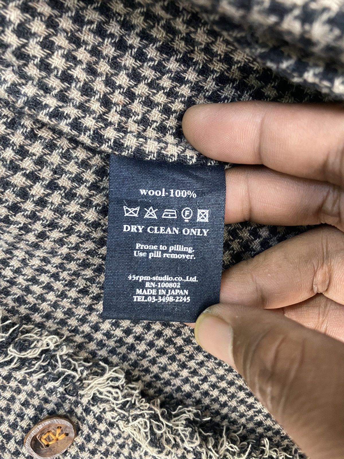 45rpm 45rpm Wool Jacket Size ONE SIZE - 8 Thumbnail