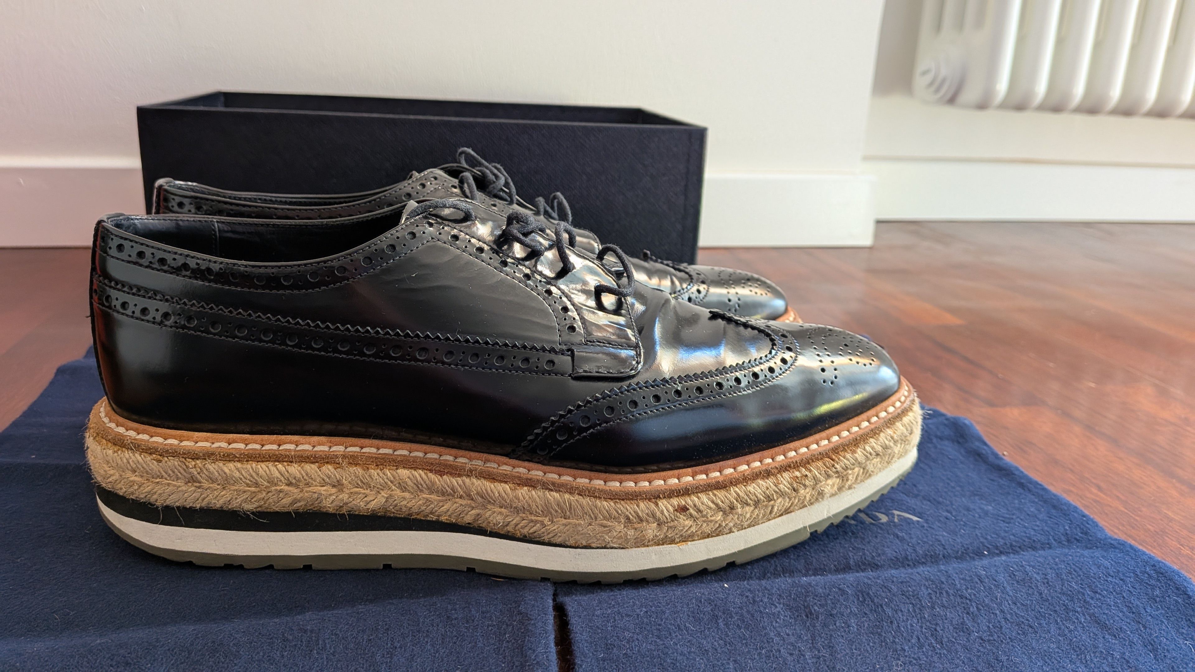 Prada Prada SS11 Platform Brogues Fits 42–42.5 Size 7.5 Size US 9 / EU 42 - 2 Thumbnail