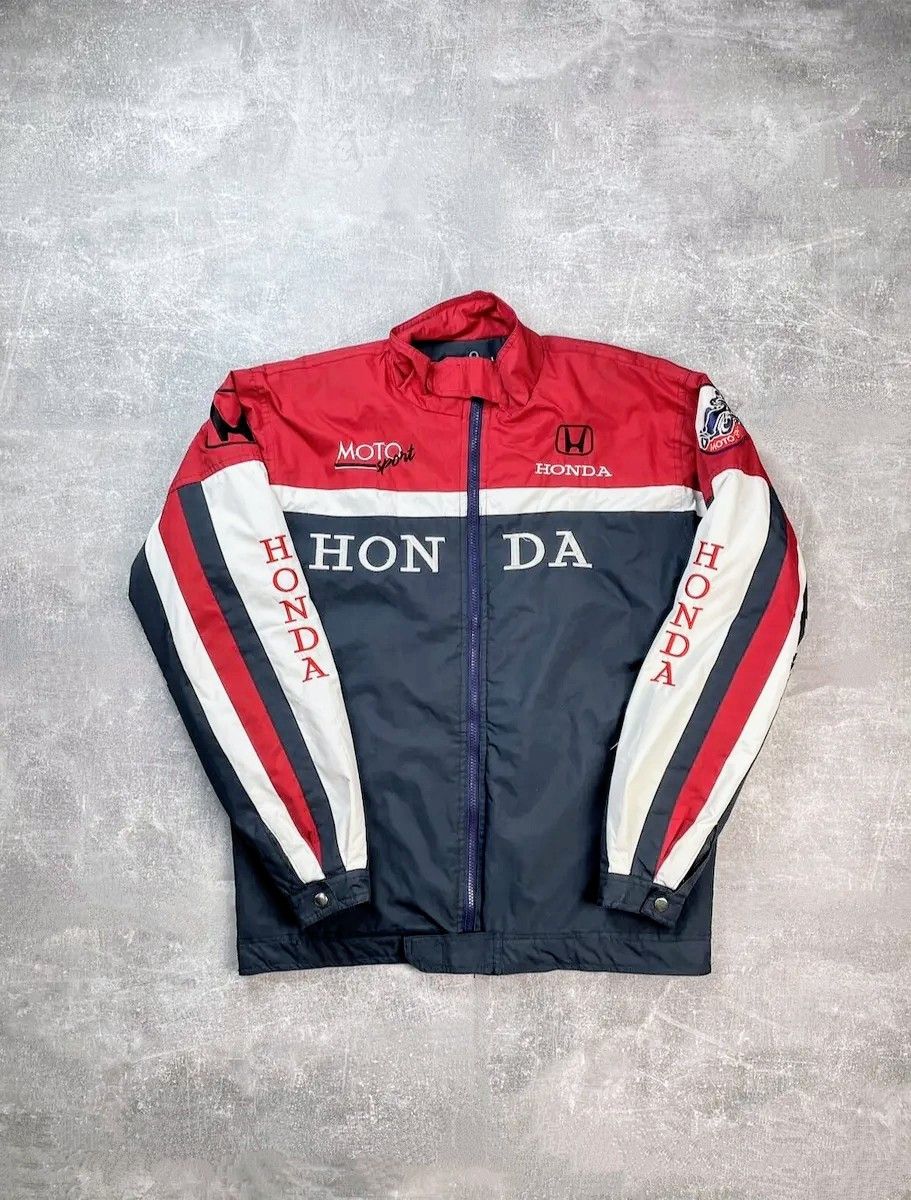 Honda 🔥 HONDA 🔥 Moto Sport Racing Jacket Streetwear Size US XL / EU 56 / 4 - 1 Thumbnail