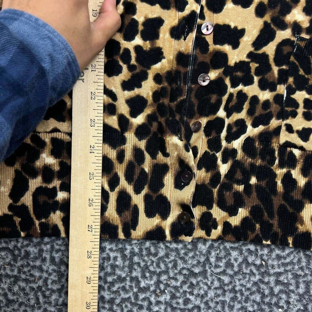 Other Grace Elements Sweater Cardigan Women XXL Leopard Button Up Size XXL / US 16-18 / IT 52-54 - 6 Thumbnail