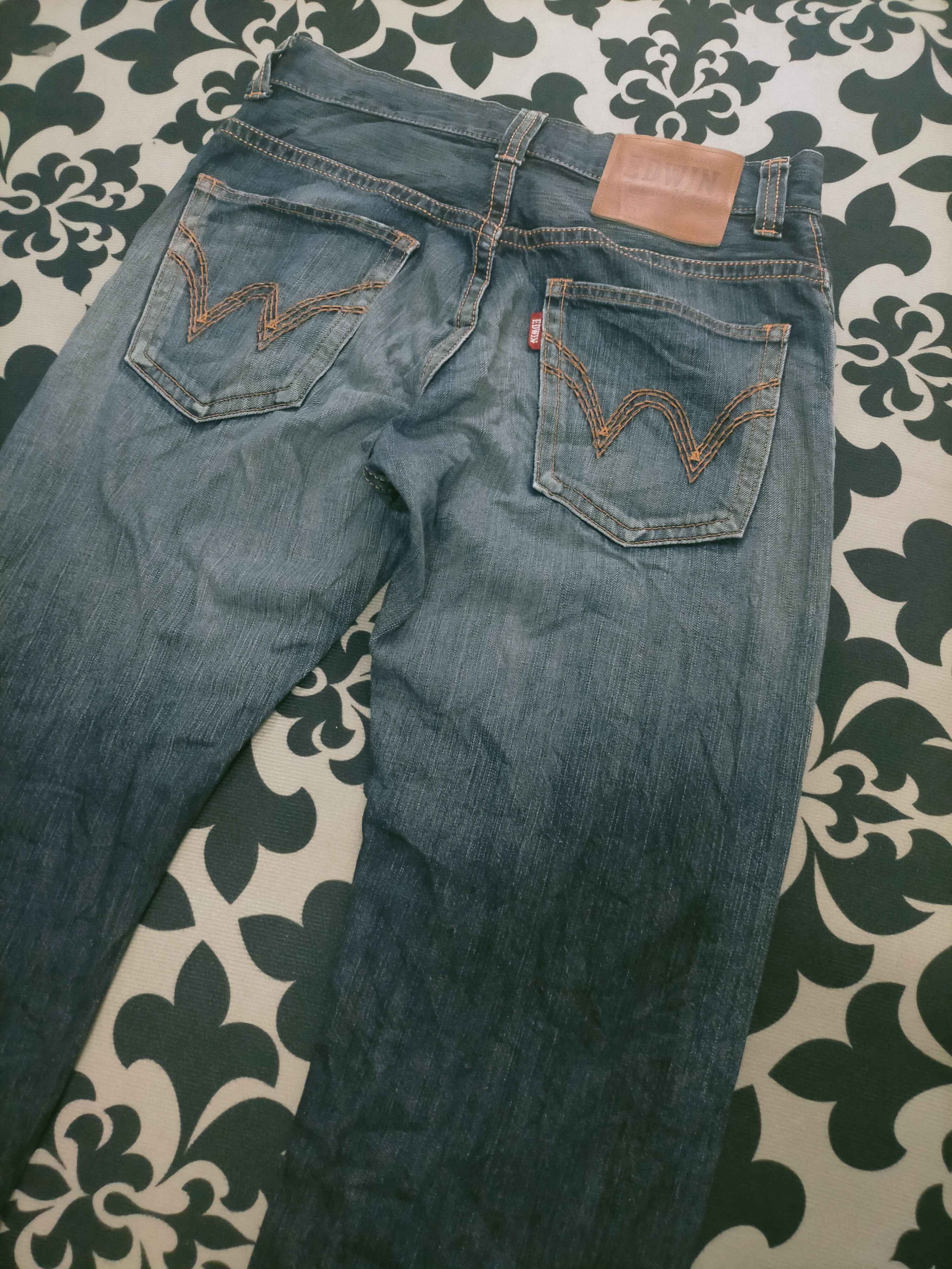 Edwin × Japanese Brand 🔥 Mudwash Distressed Edwin XV Jeans Size US 33 - 9 Thumbnail