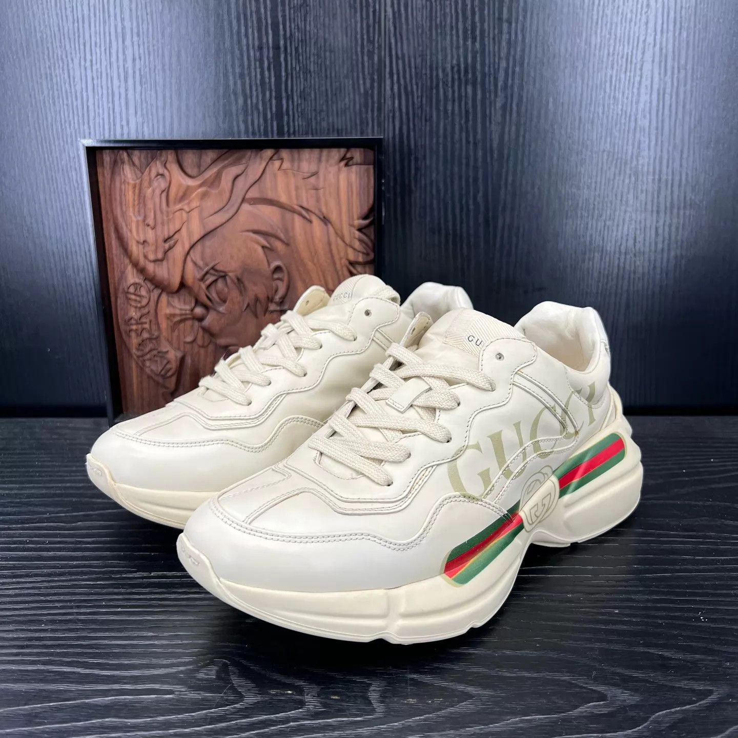 Gucci Gucci Rhyton Belt UK6.5/40.5 Good Condition Org Box Size US 7.5 / EU 40-41 - 1 Thumbnail