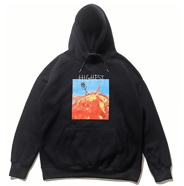 Cactus Jack Black Oversized Hoodie