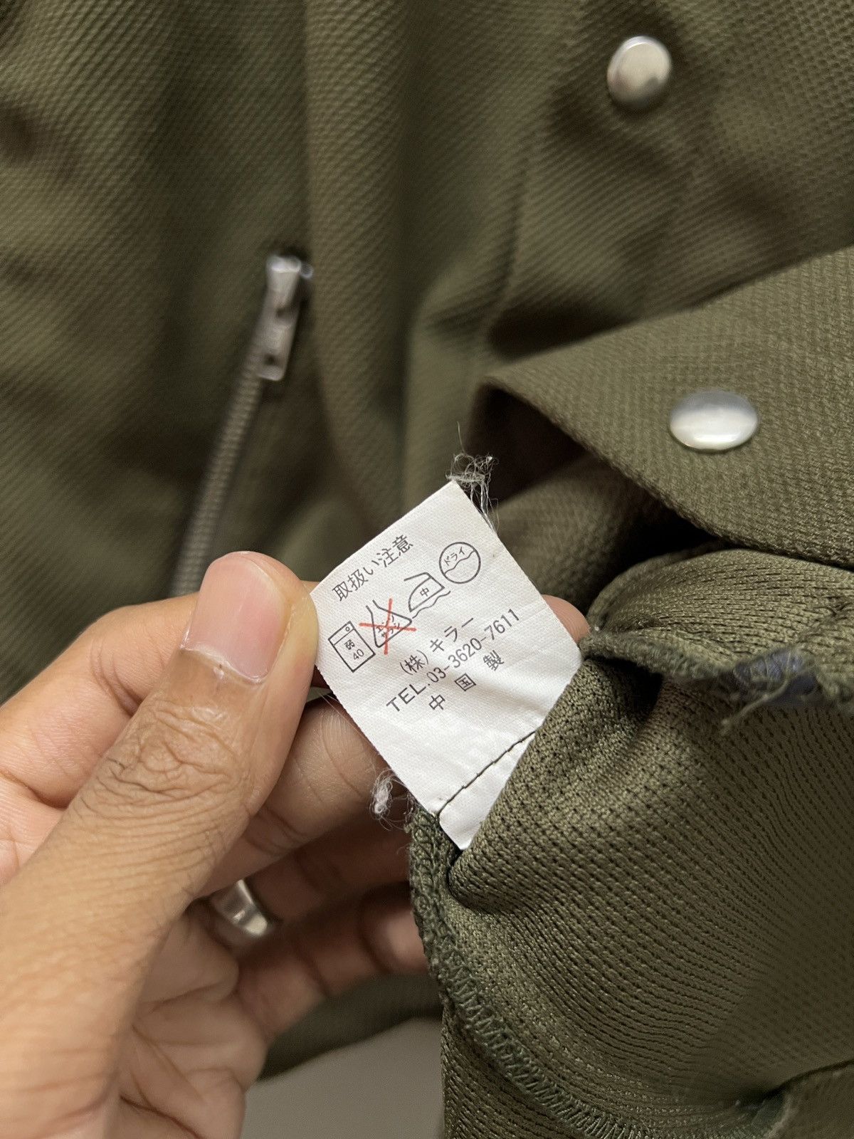 Vintage S Canal Homme Olive Snap Button Shirt