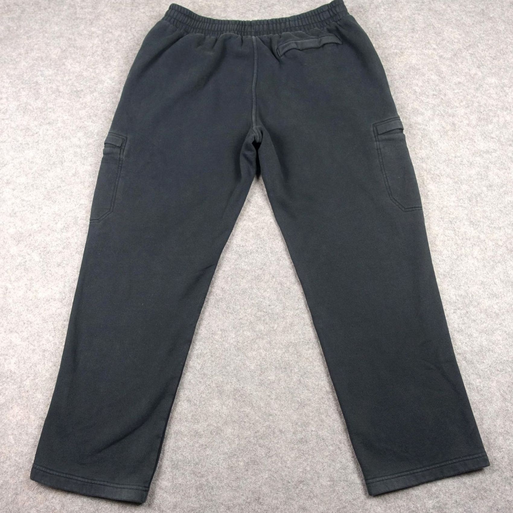 Nike Nike Pants Mens XL Black Fleece Cargo Sweatpants Elastic Waist Pockets Gym Bro Size US 36 / EU 52 - 7 Thumbnail