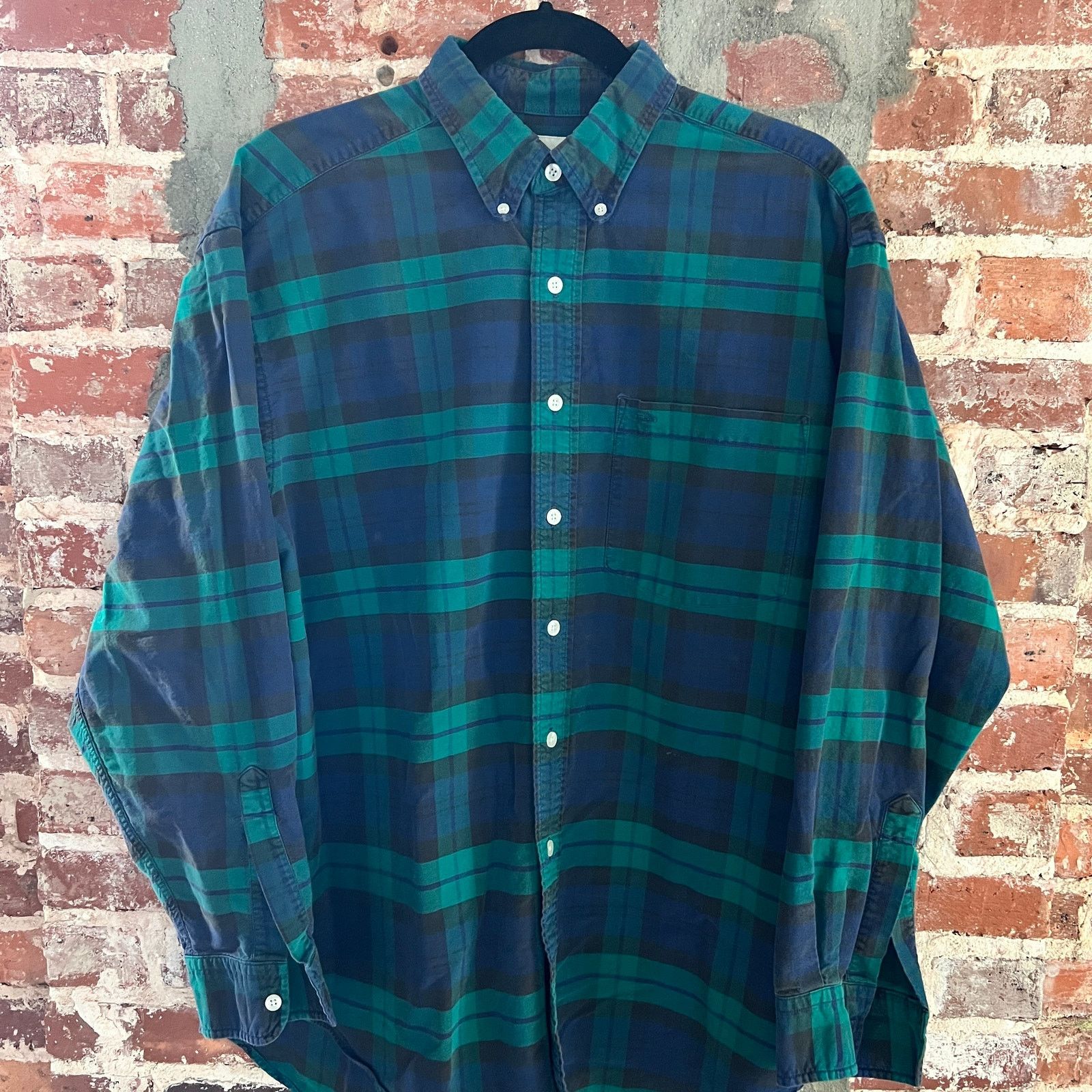 Arrow Arrow River Brand Men's Tartan Plaid Oxford Shirt L 23x30 Size US L / EU 52-54 / 3 - 2 Thumbnail