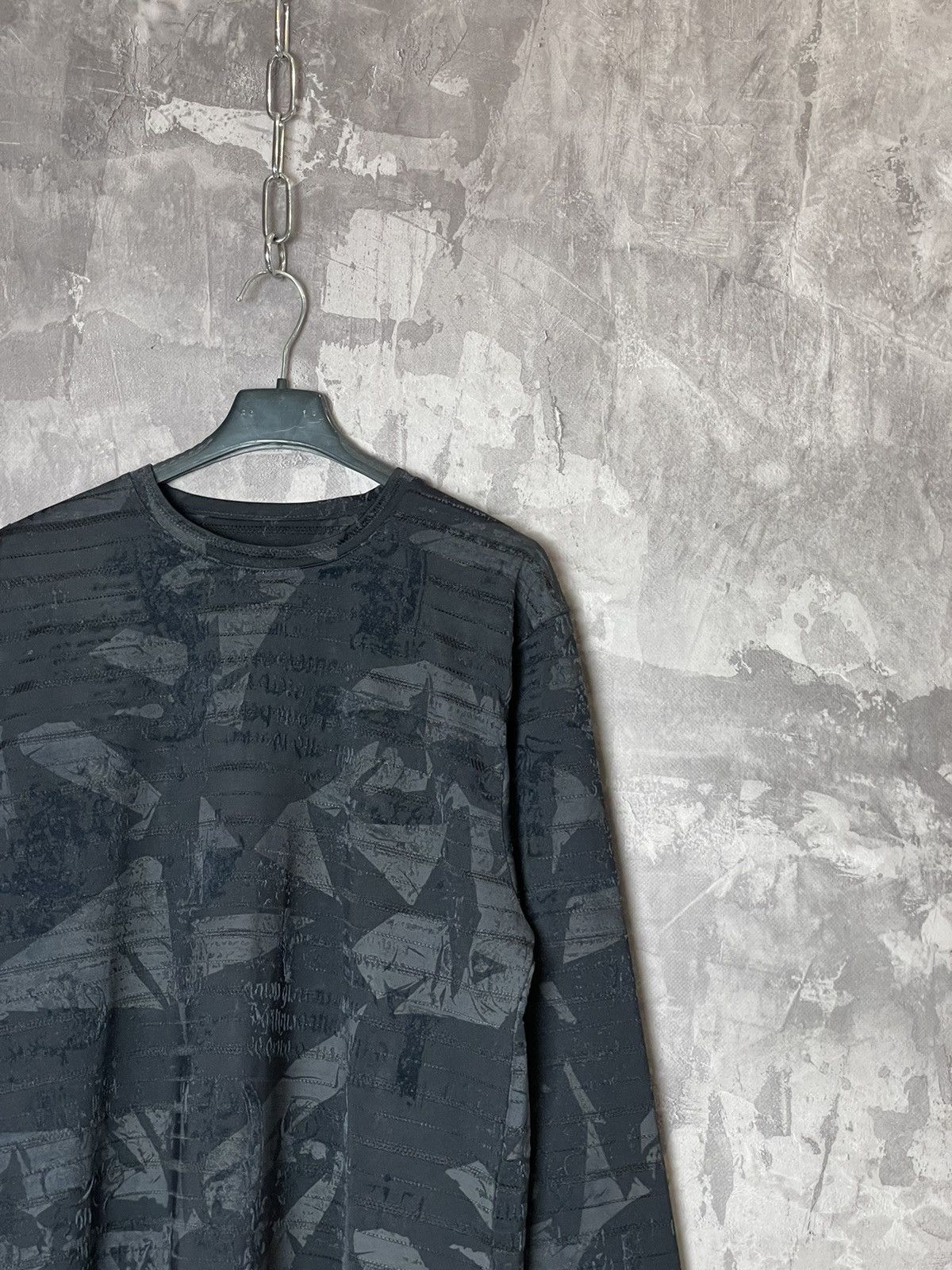 Japanese Brand × Vintage Vintage Jean Paul Gaultier style Overprint Long Sleeve Size US L / EU 52-54 / 3 - 3 Thumbnail