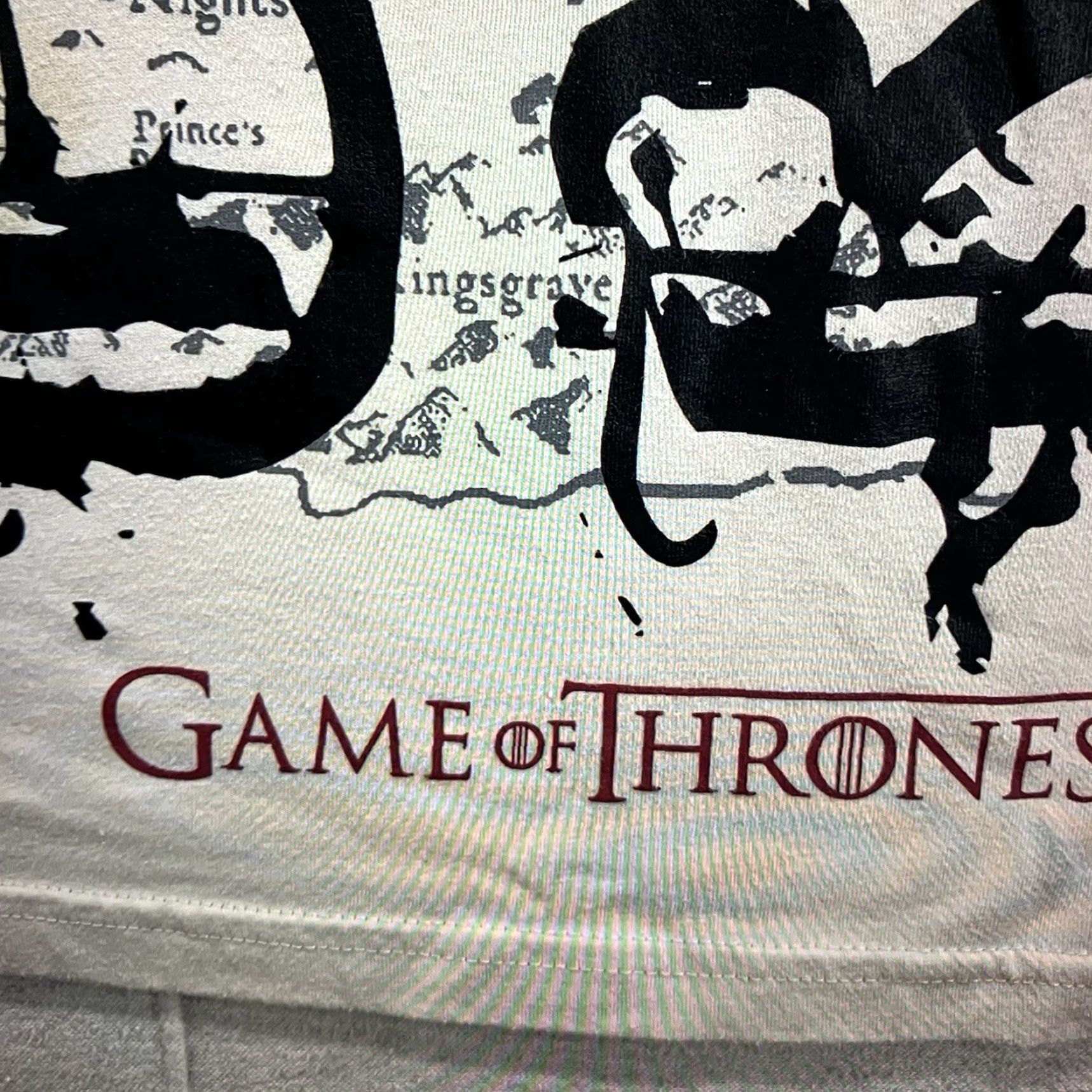 Vintage Vintage HBO Game of Thrones T-Shirt Adult Medium Map of The North Remembers Cotton Graphic Tee Men Size US M / EU 48-50 / 2 - 7 Thumbnail
