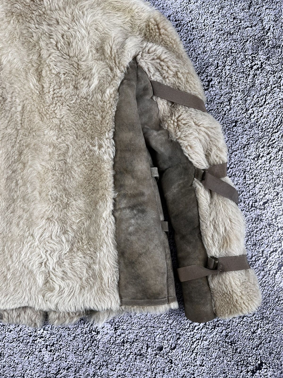 Japanese Brand Vintage Y2K leather fur shearling sheepskins coat jacket 00s Size M / US 6-8 / IT 42-44 - 11 Thumbnail