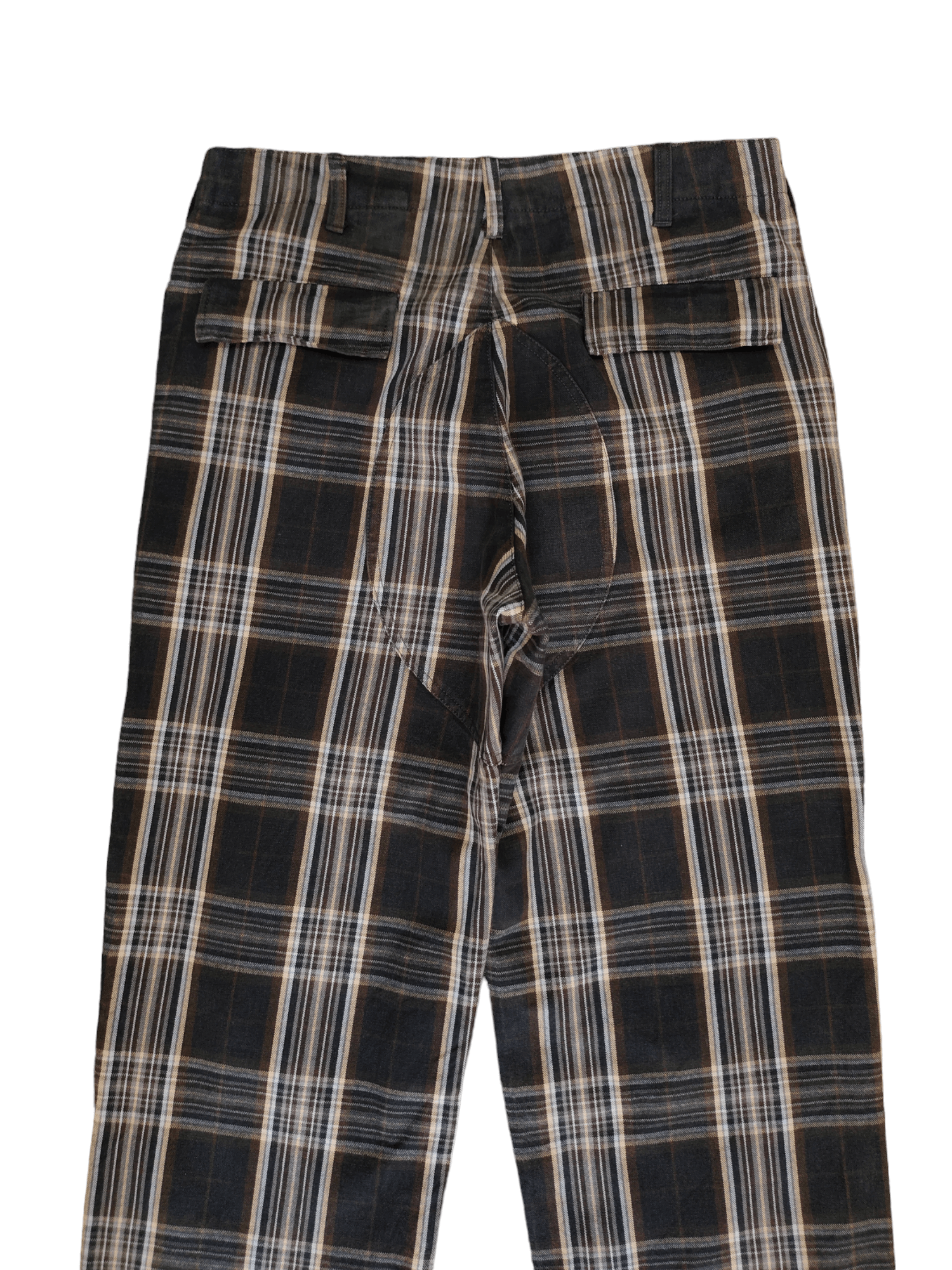 Comme des Garcons × Undercover Baggy Jeans Conflict Japan Checkered Double Knee Wide Leg Size US 32 / EU 48 - 11 Thumbnail
