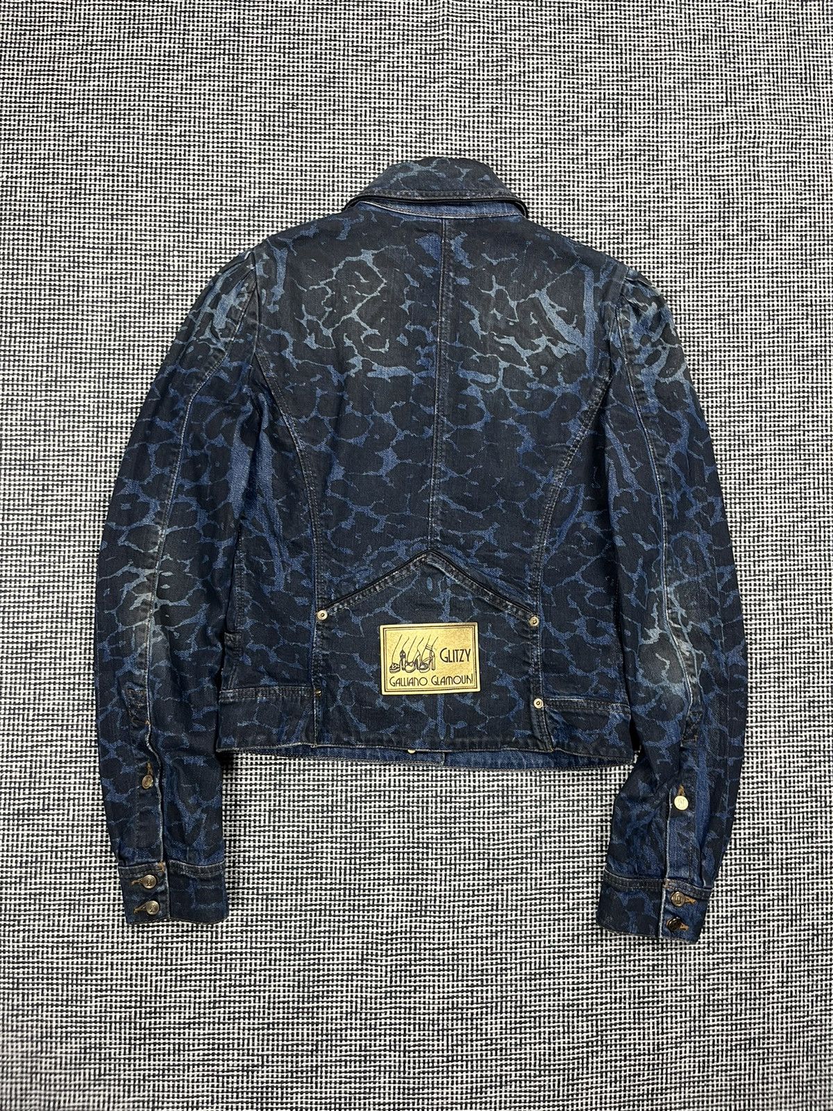 John Galliano Archive John Galliano glitzy glamour leopard denim jacket Size M / US 6-8 / IT 42-44 - 2 Thumbnail