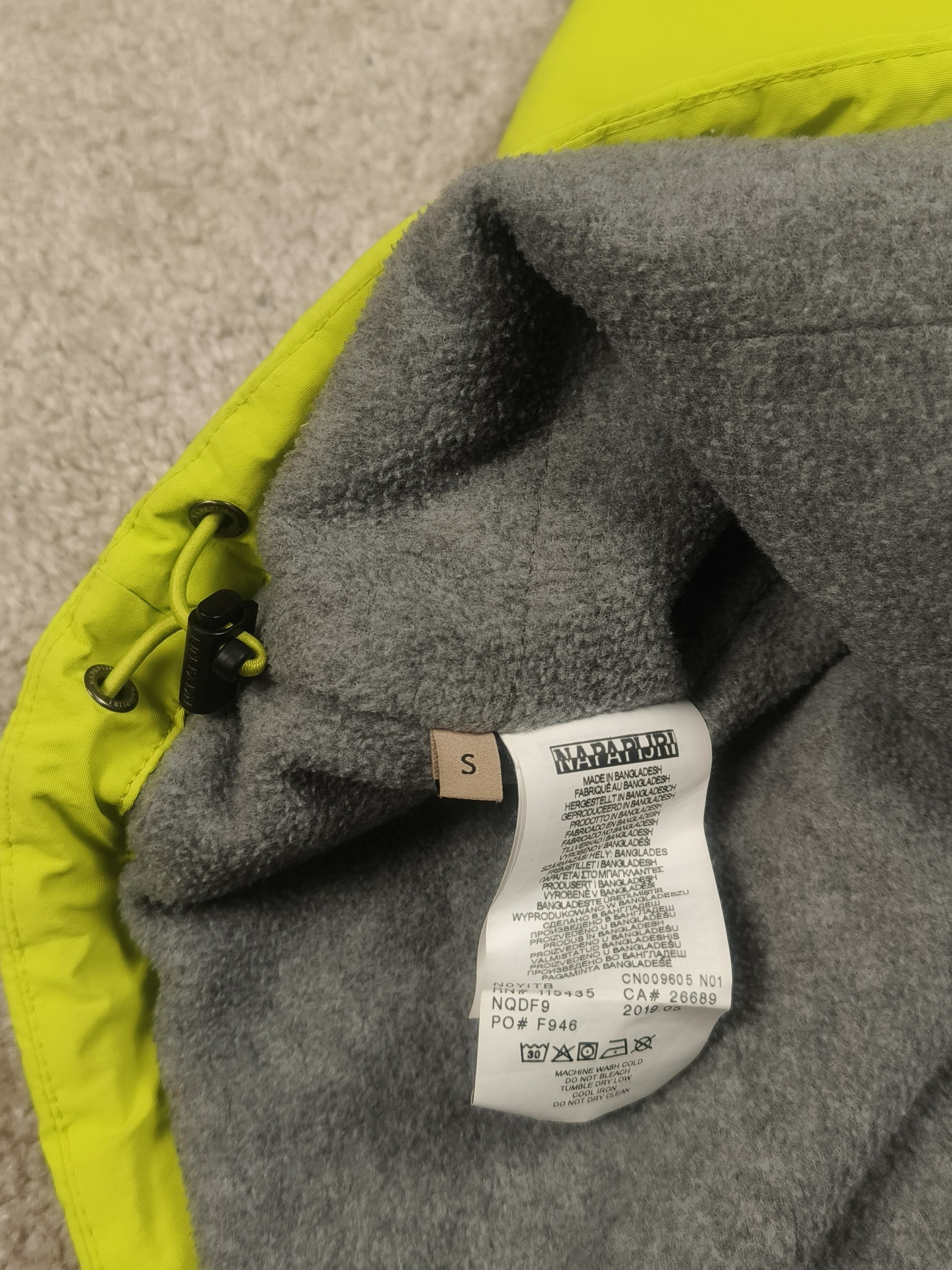 Napapijri Napapijri Rainforest Winter Yellow Lime Pocket Jacket Size US S / EU 44-46 / 1 - 3 Thumbnail